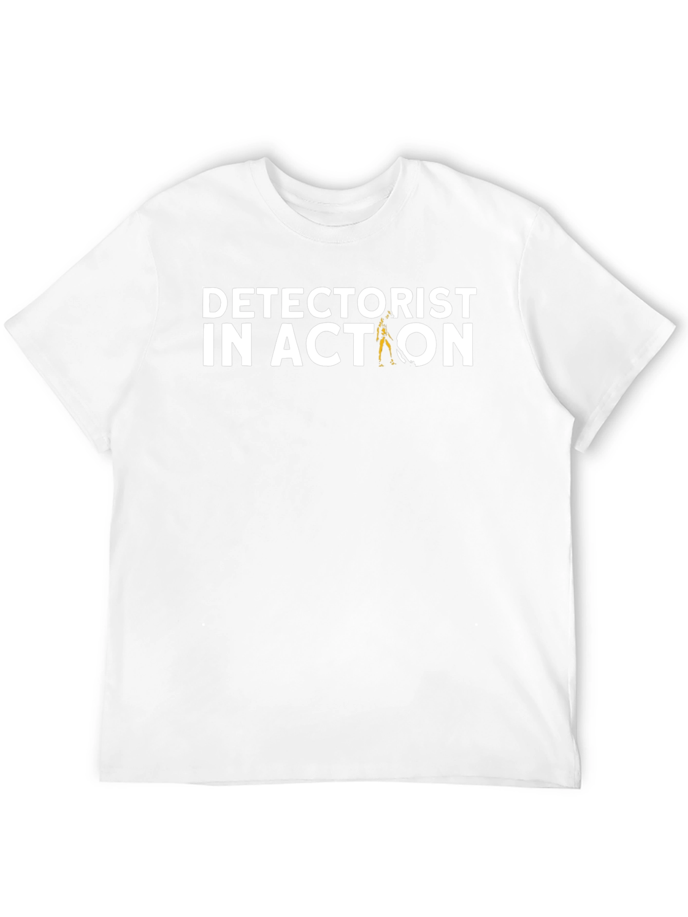 Detectorist in Action Black Graphic Tee
