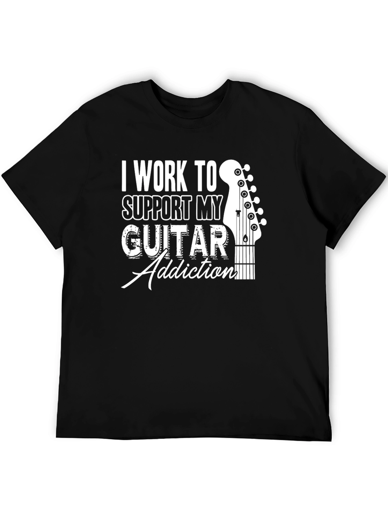 Guitar Addiction T-Shirt - Musician Humor Tee