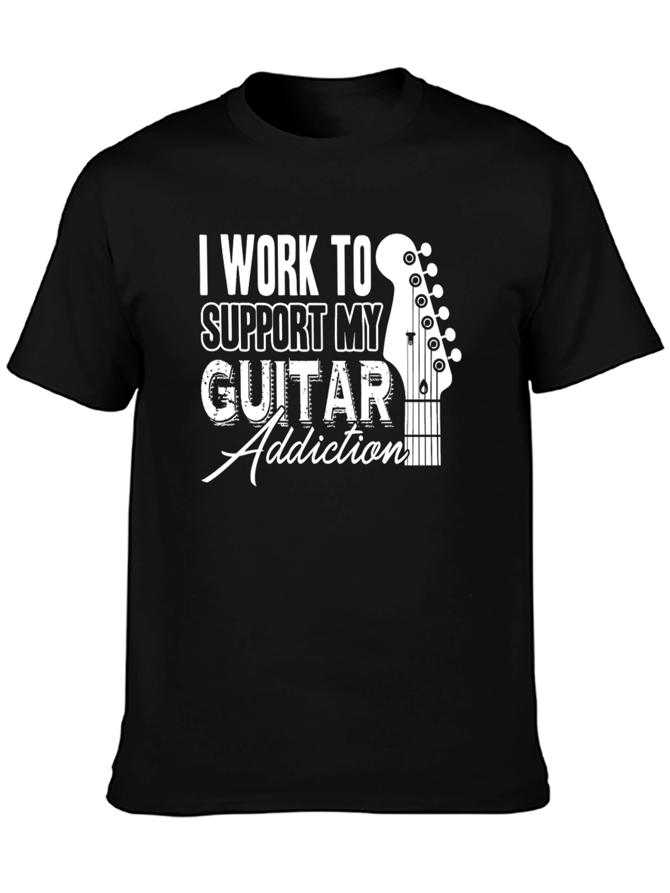 Guitar Addiction T-Shirt - Musician Humor Tee