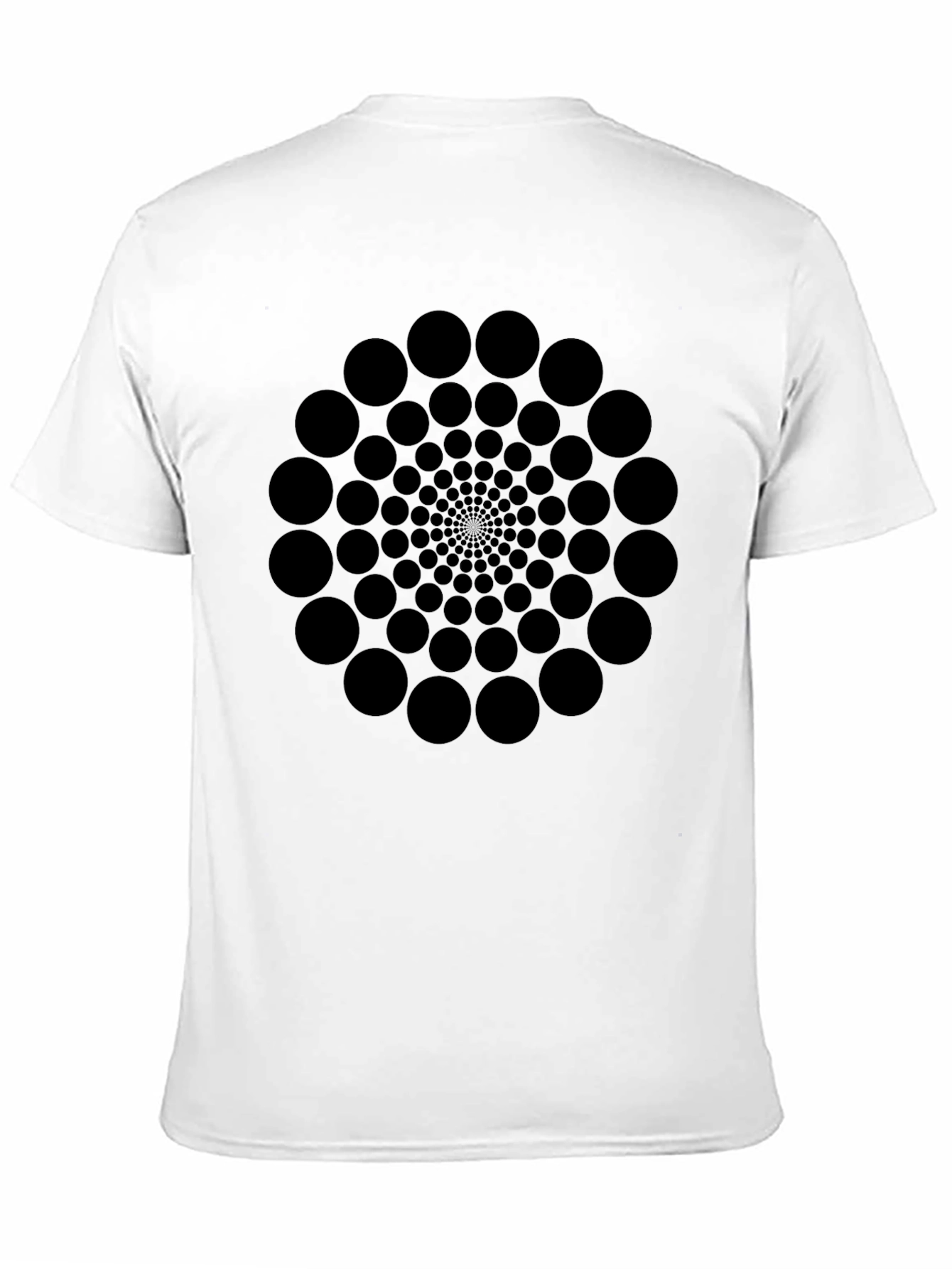 Optical Illusion Black T-Shirt