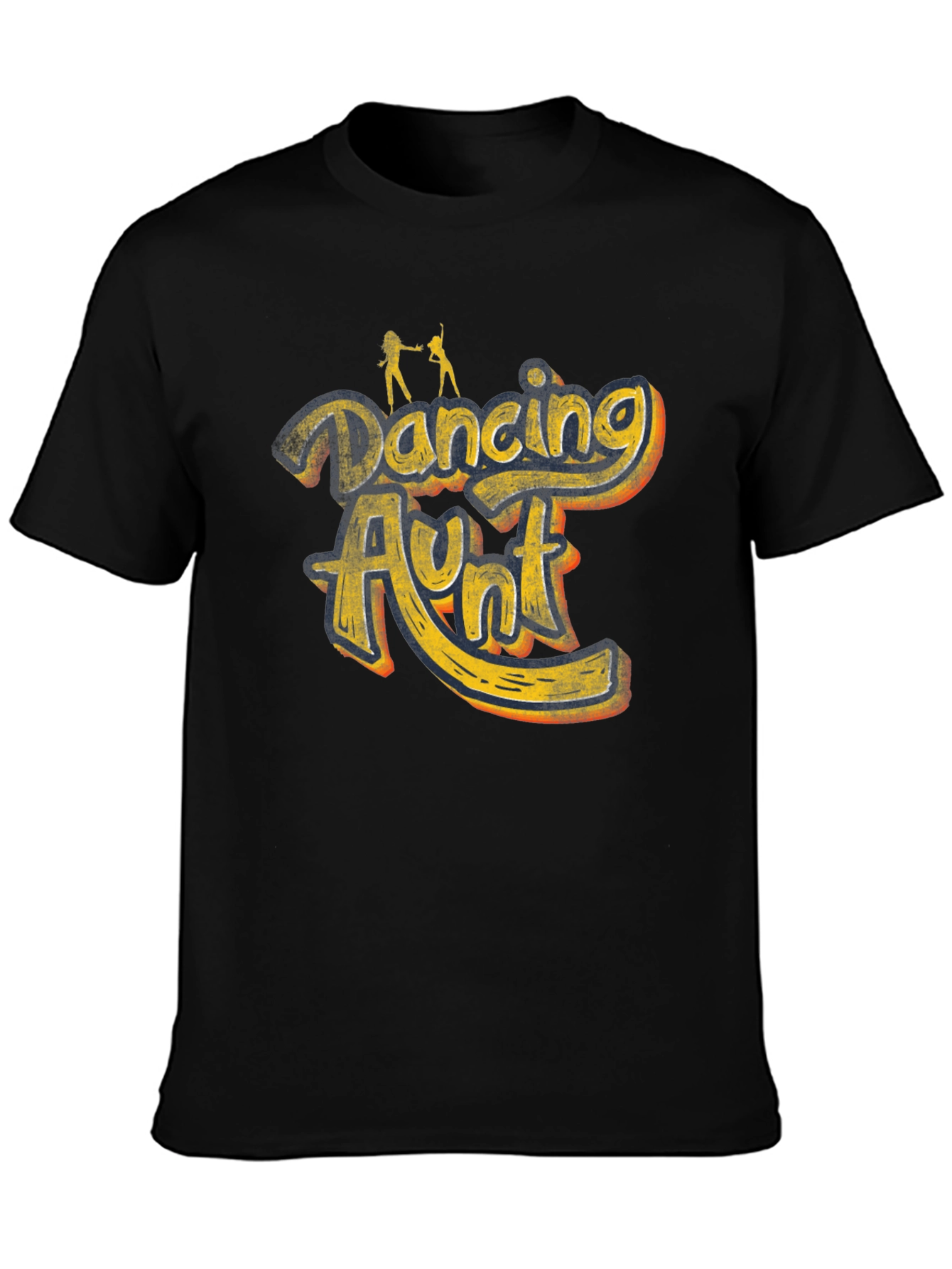 Dancing Aunt Graphic Tee - Fun Novelty T-Shirt