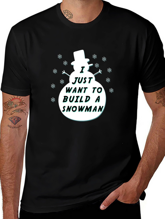 Snowman Graphic T-Shirt