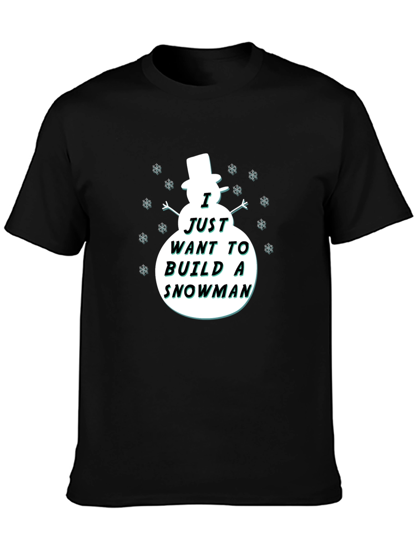Snowman Graphic T-Shirt