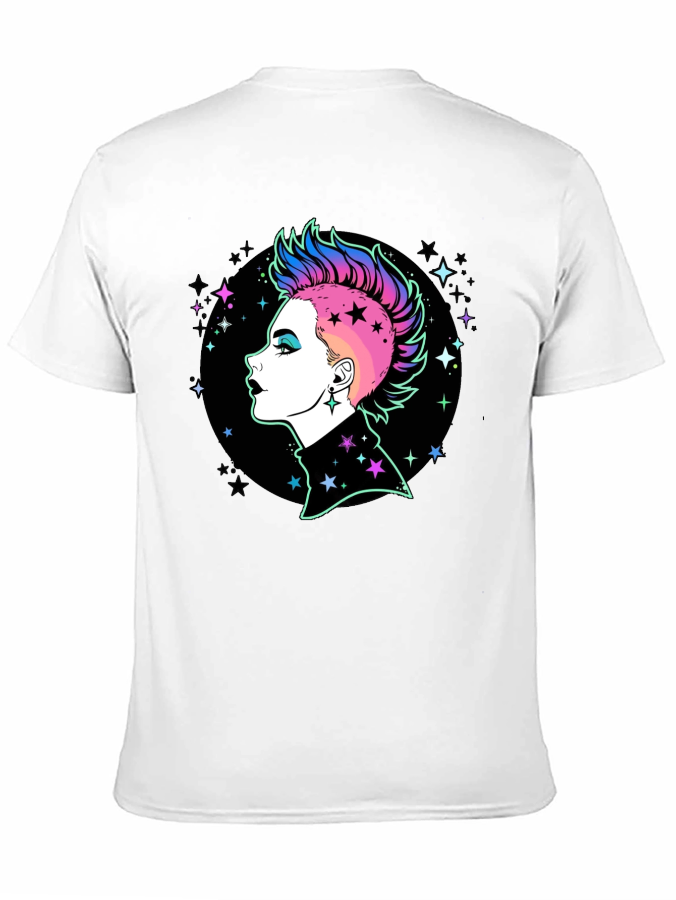 Punk Rock Star Graphic T-Shirt - Bold Style!