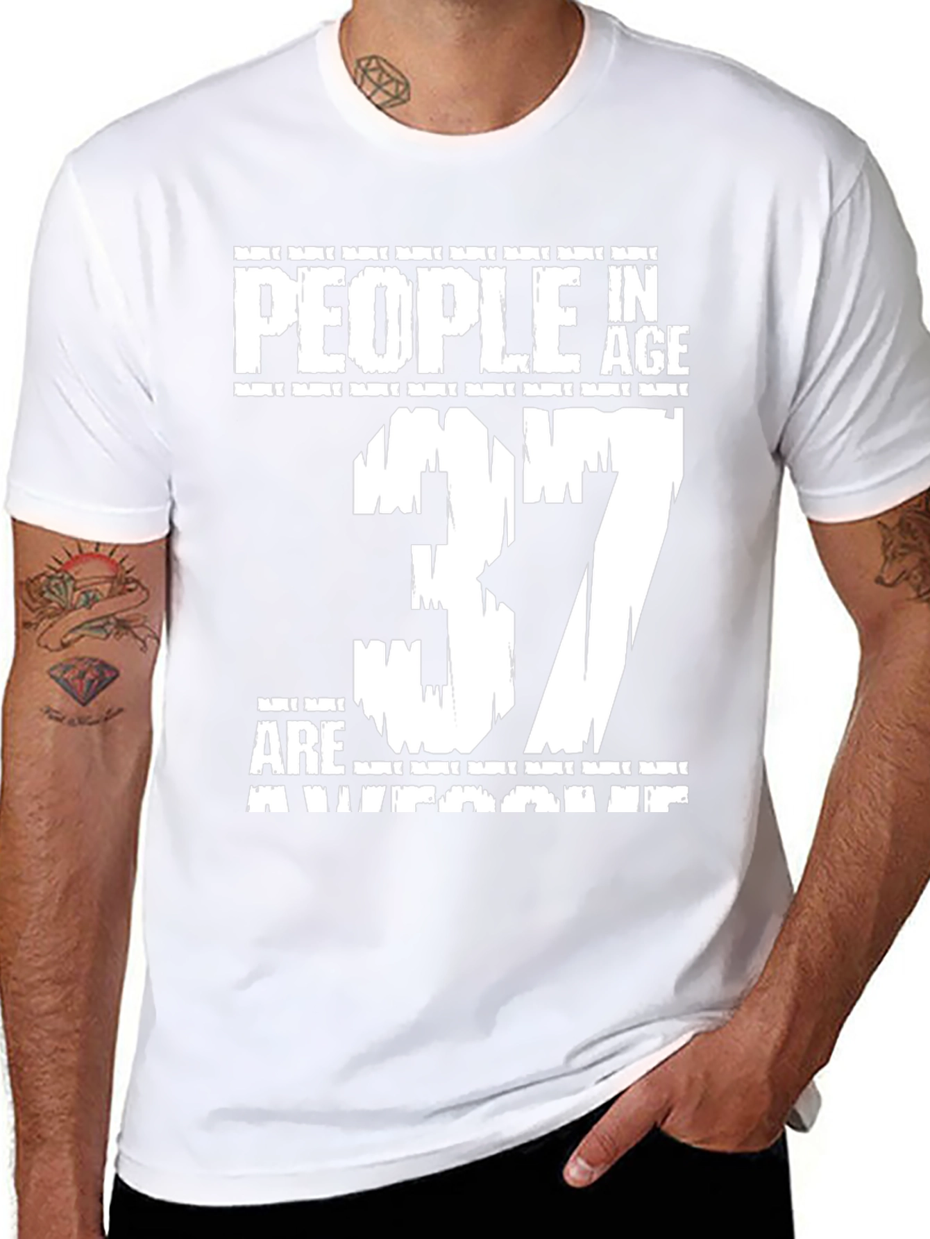 37 Years Old Awesome Birthday T-Shirt