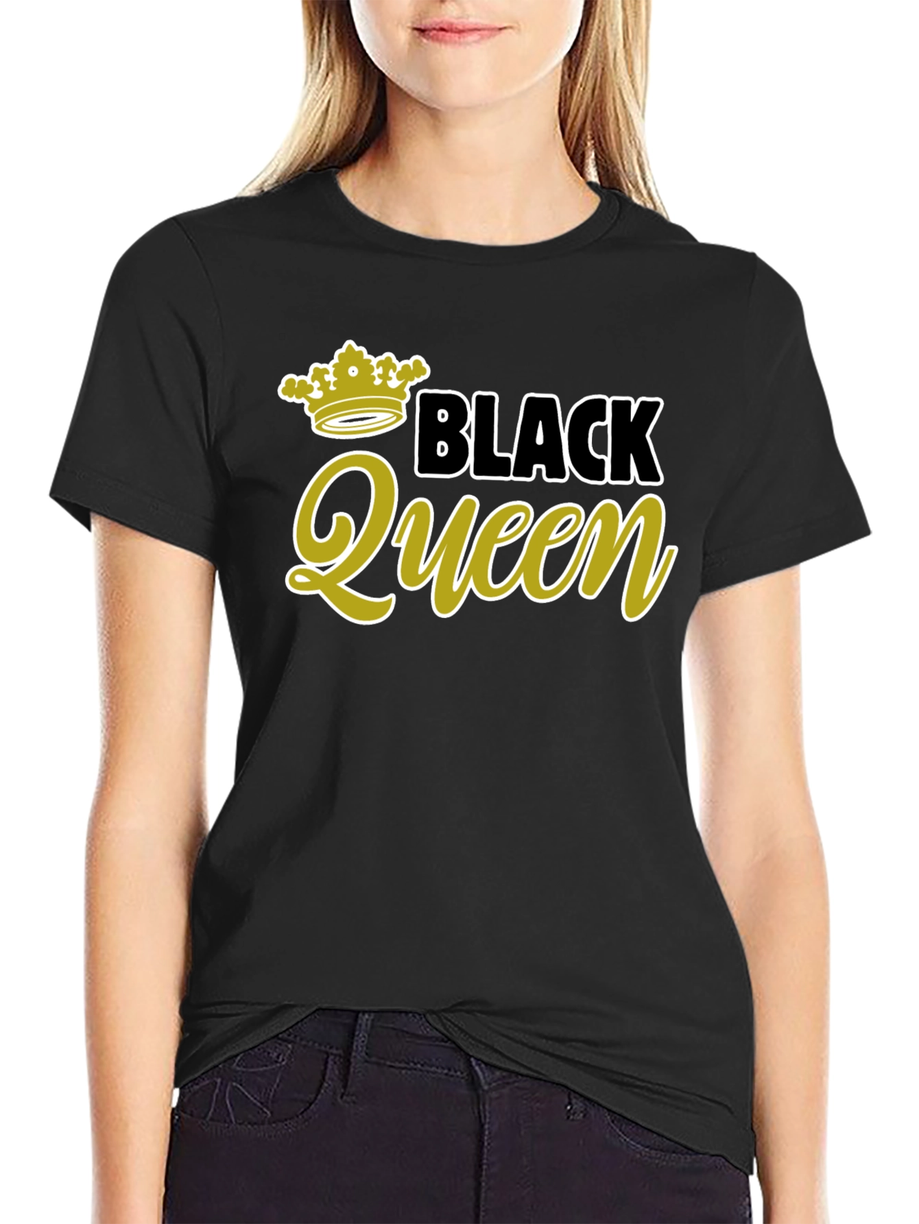Black Queen Graphic Tee - Stylish and Empowering