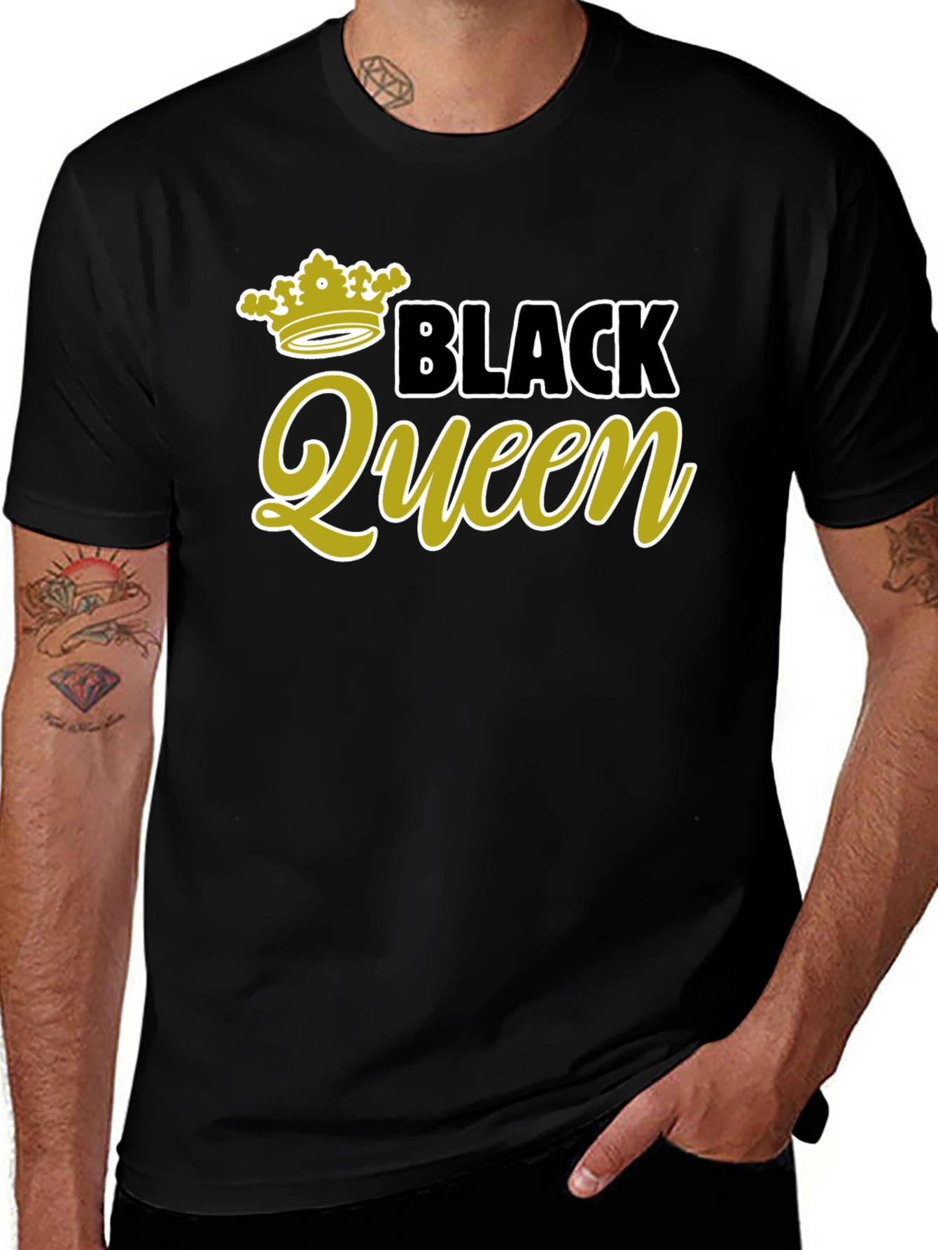 Black Queen Graphic Tee - Stylish and Empowering