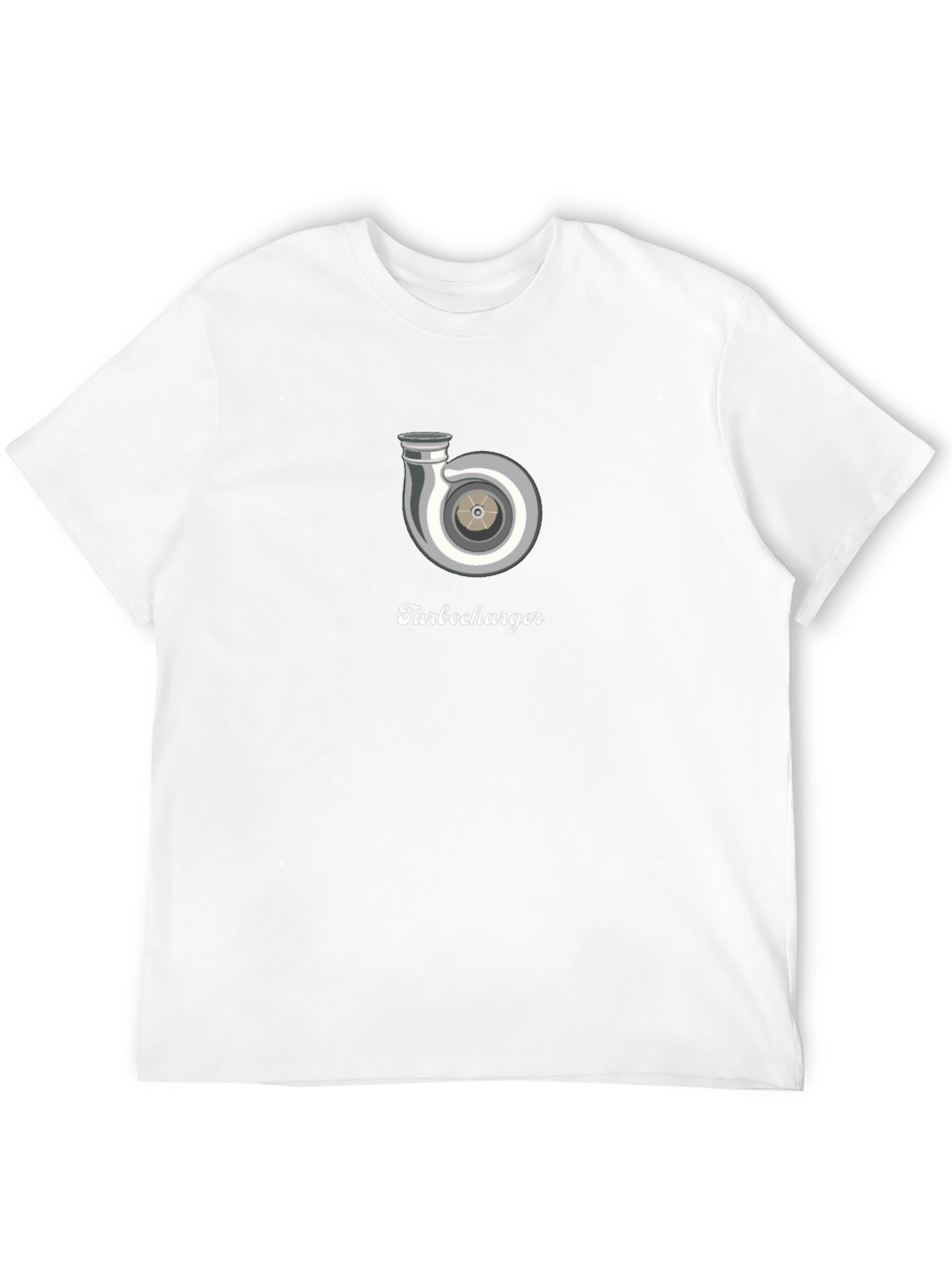 Turbocharger Graphic Tee - Black Cotton Comfort Fit