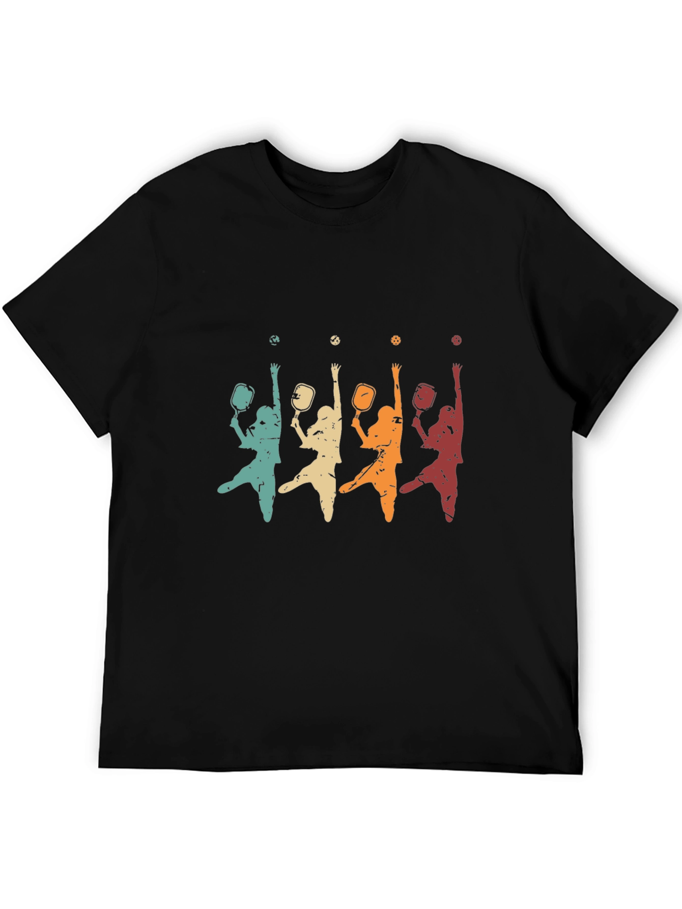 Retro Pickleball Player T-Shirt