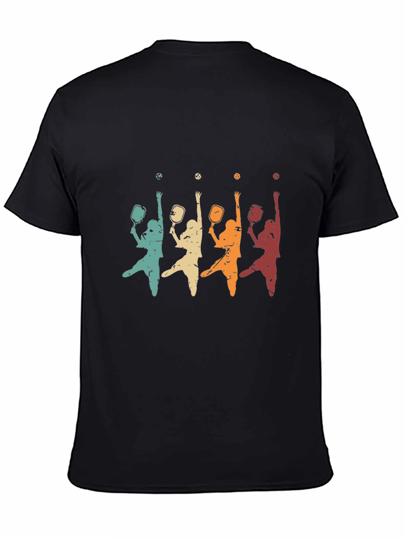 Retro Pickleball Player T-Shirt