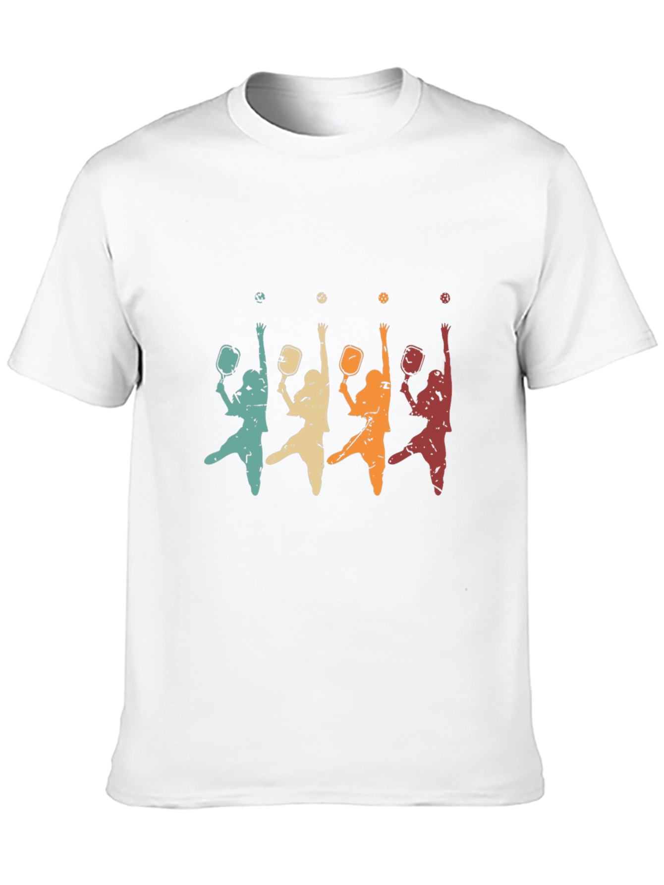 Retro Pickleball Player T-Shirt