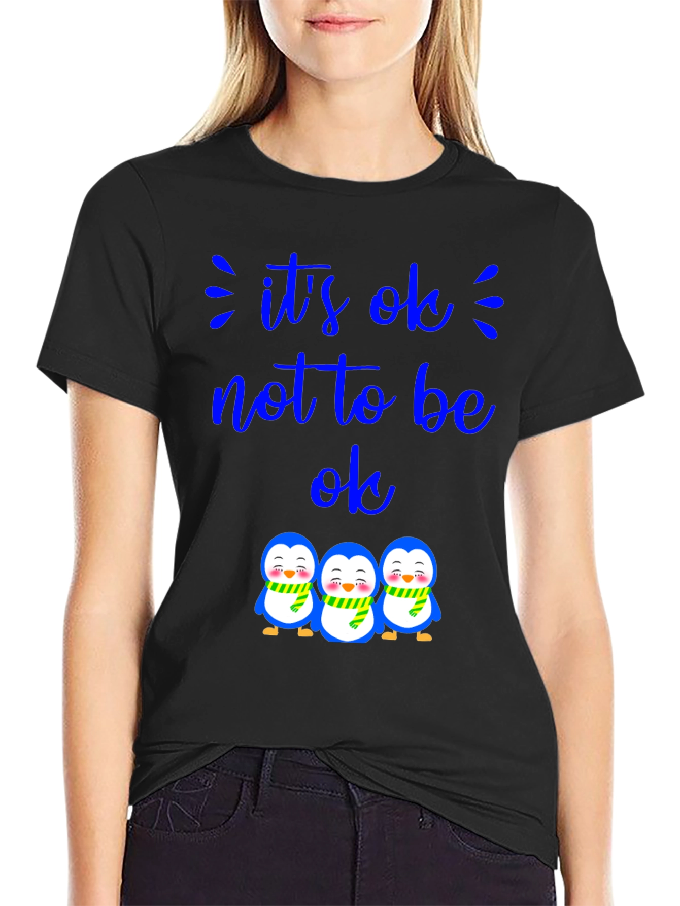 Its OK Penguin Graphic Tee