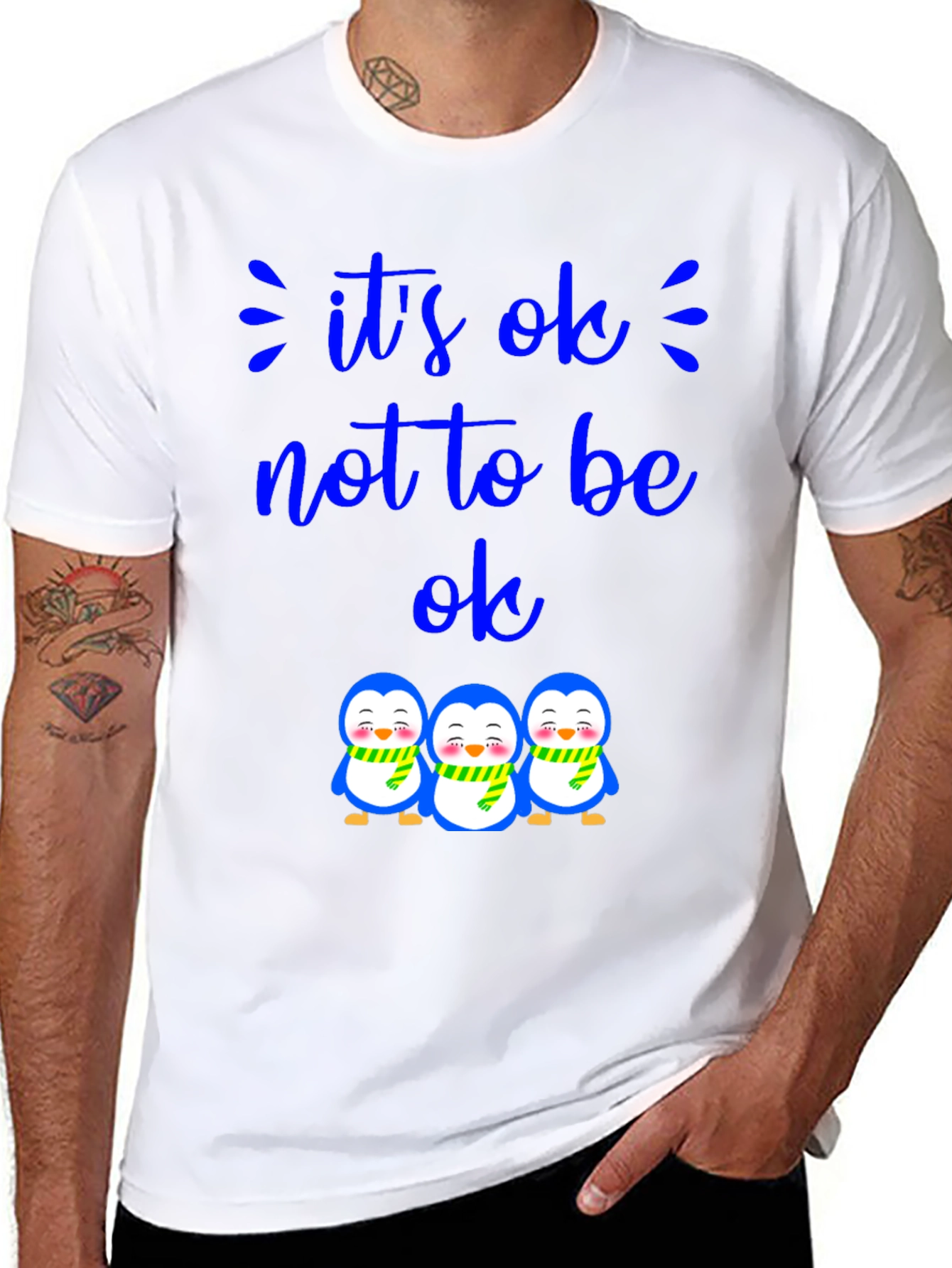 Its OK Penguin Graphic Tee