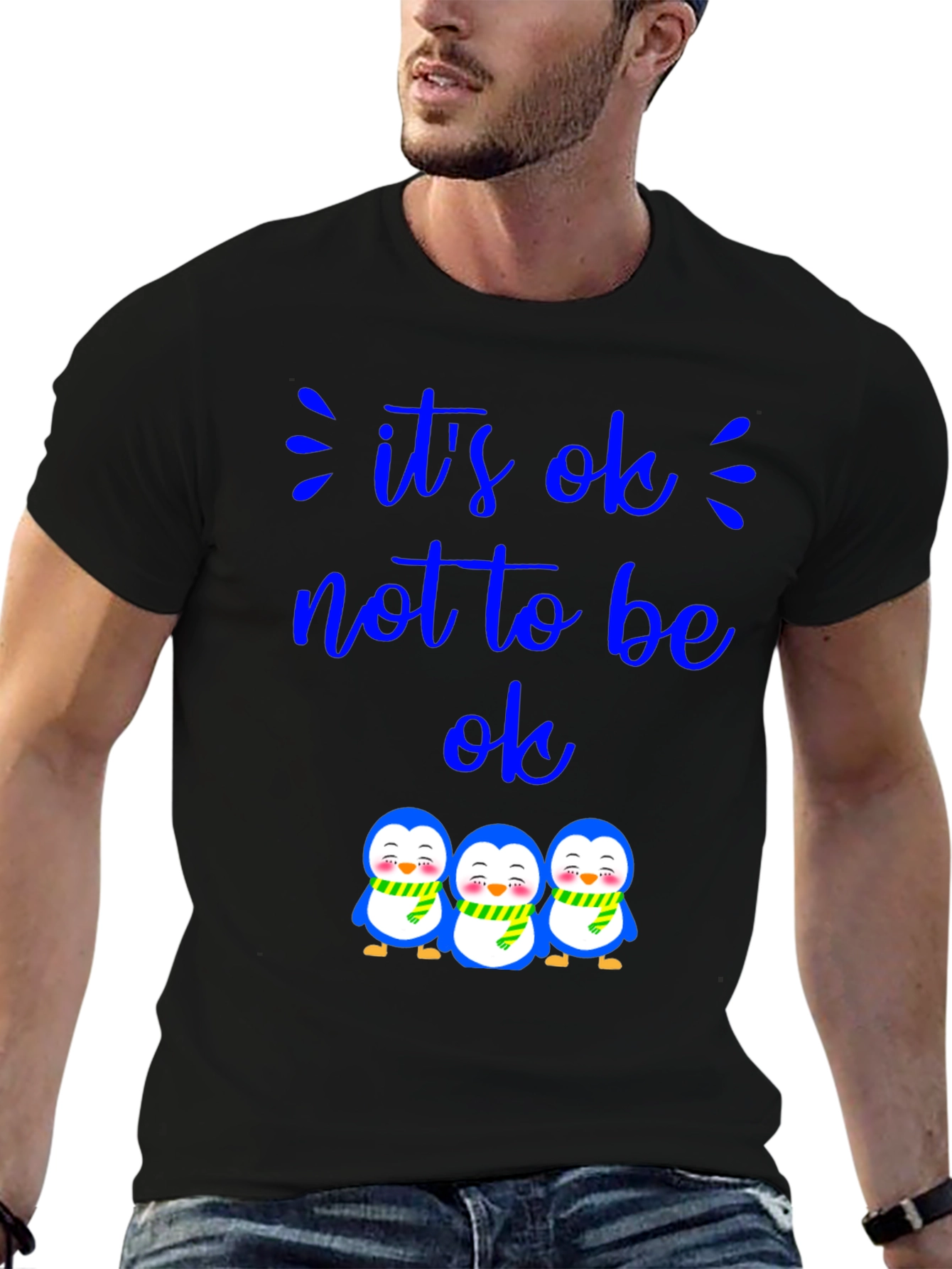 Its OK Penguin Graphic Tee