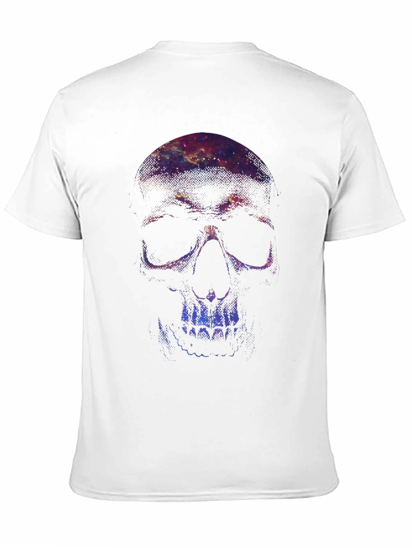 Galaxy Skull Graphic Tee - Mens Black T-Shirt