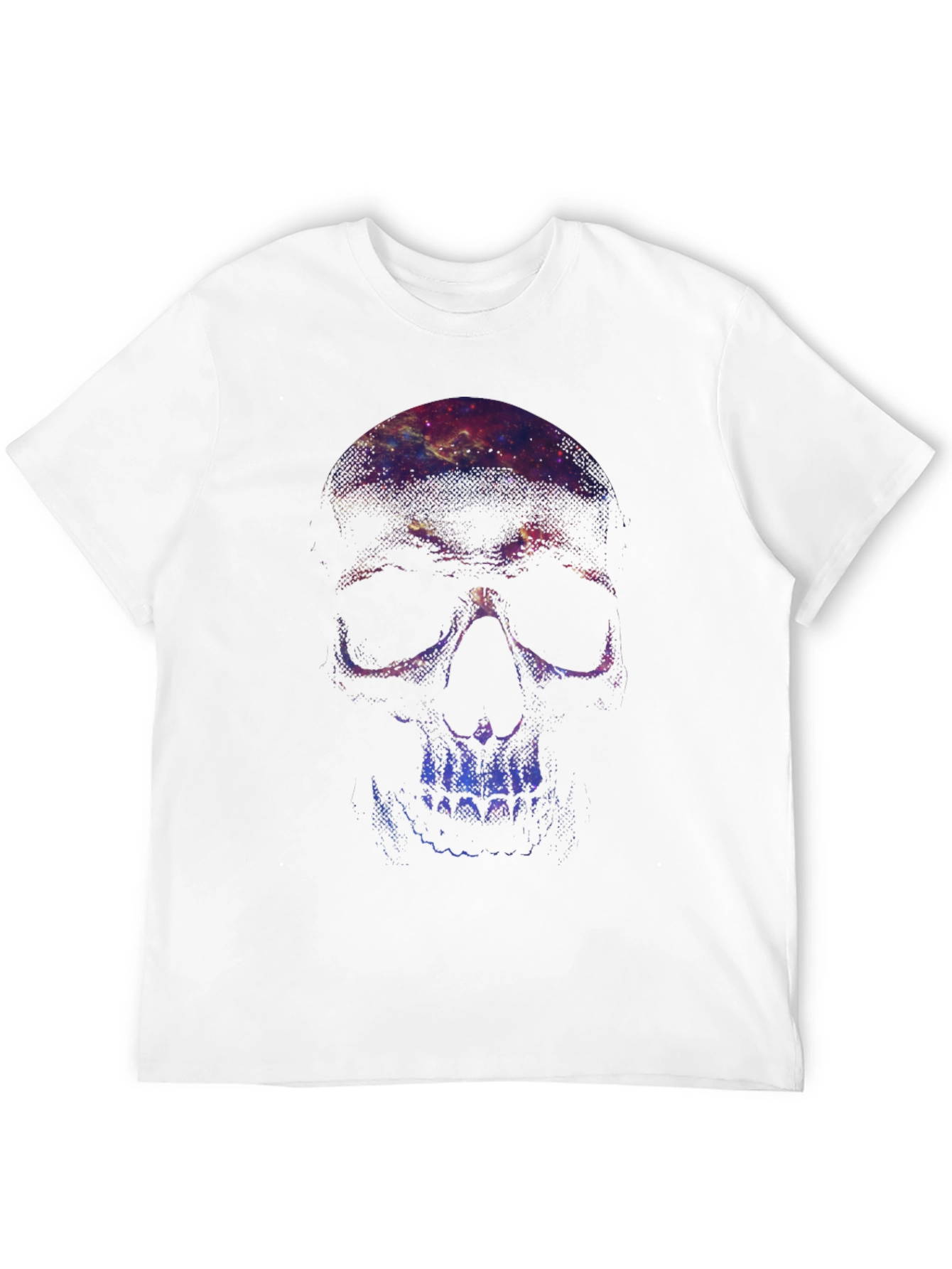 Galaxy Skull Graphic Tee - Mens Black T-Shirt