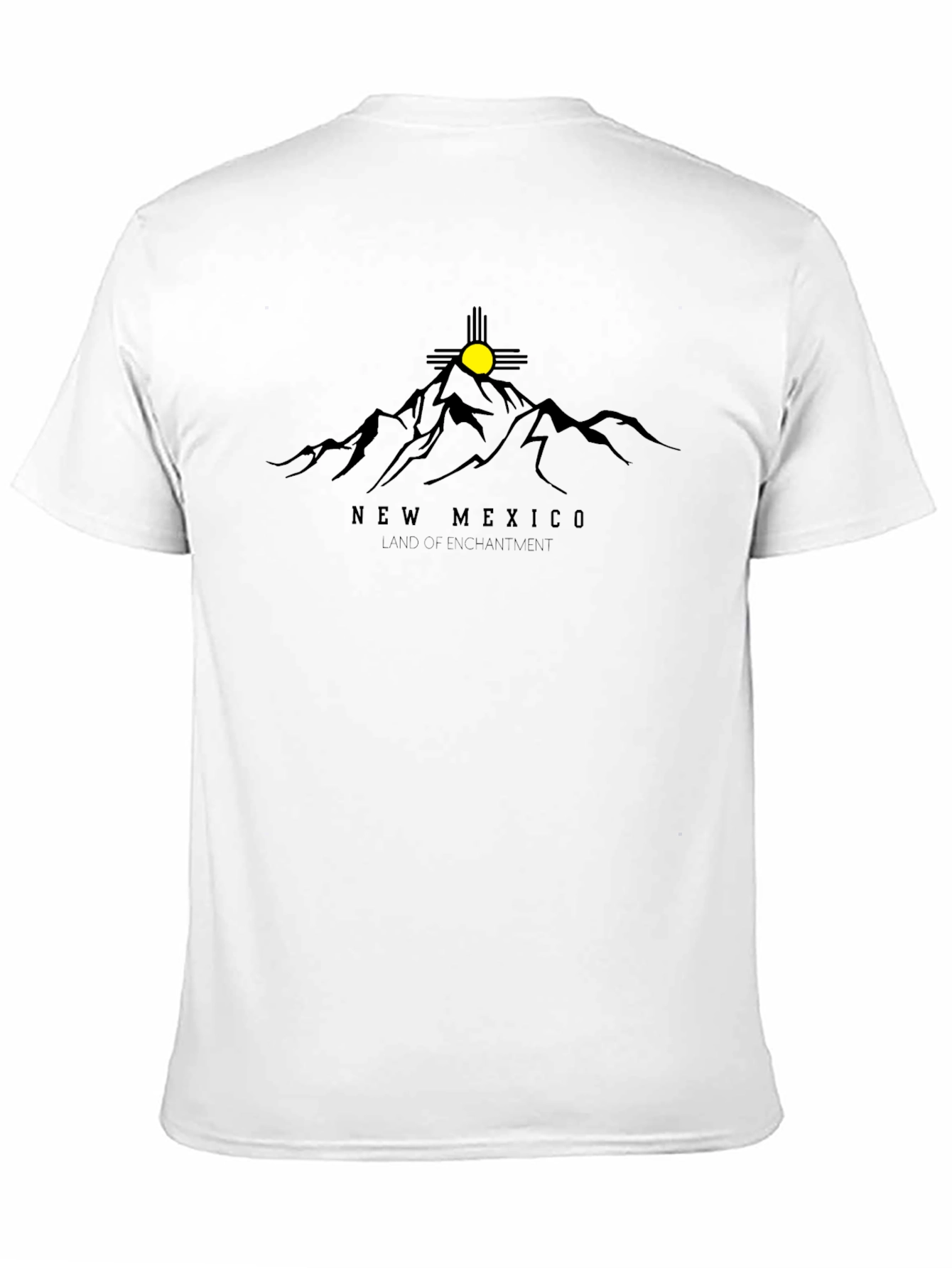 New Mexico Land of Enchantment Graphic Tee - Black