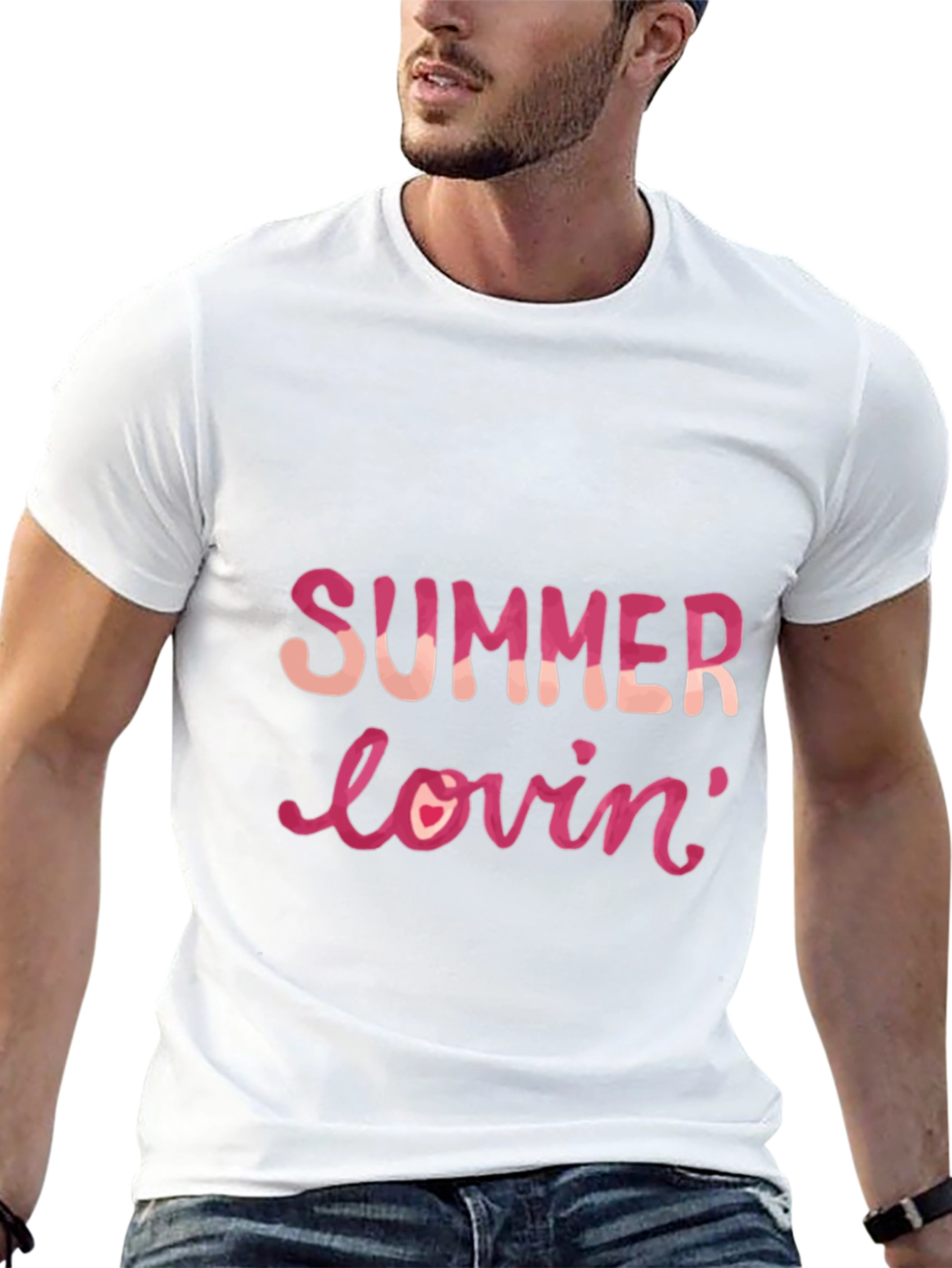 Summer Lovin Black Graphic Tee