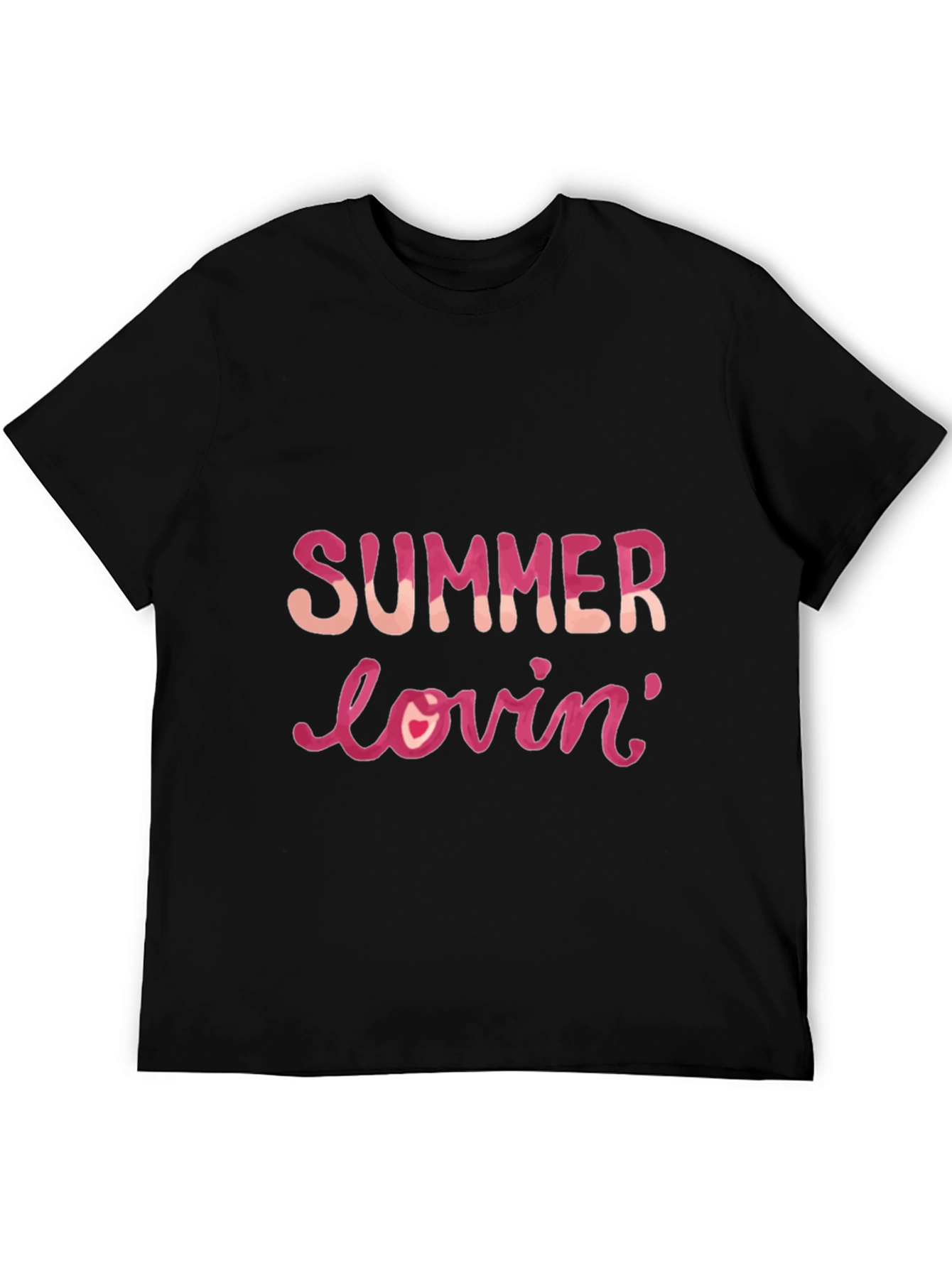 Summer Lovin Black Graphic Tee
