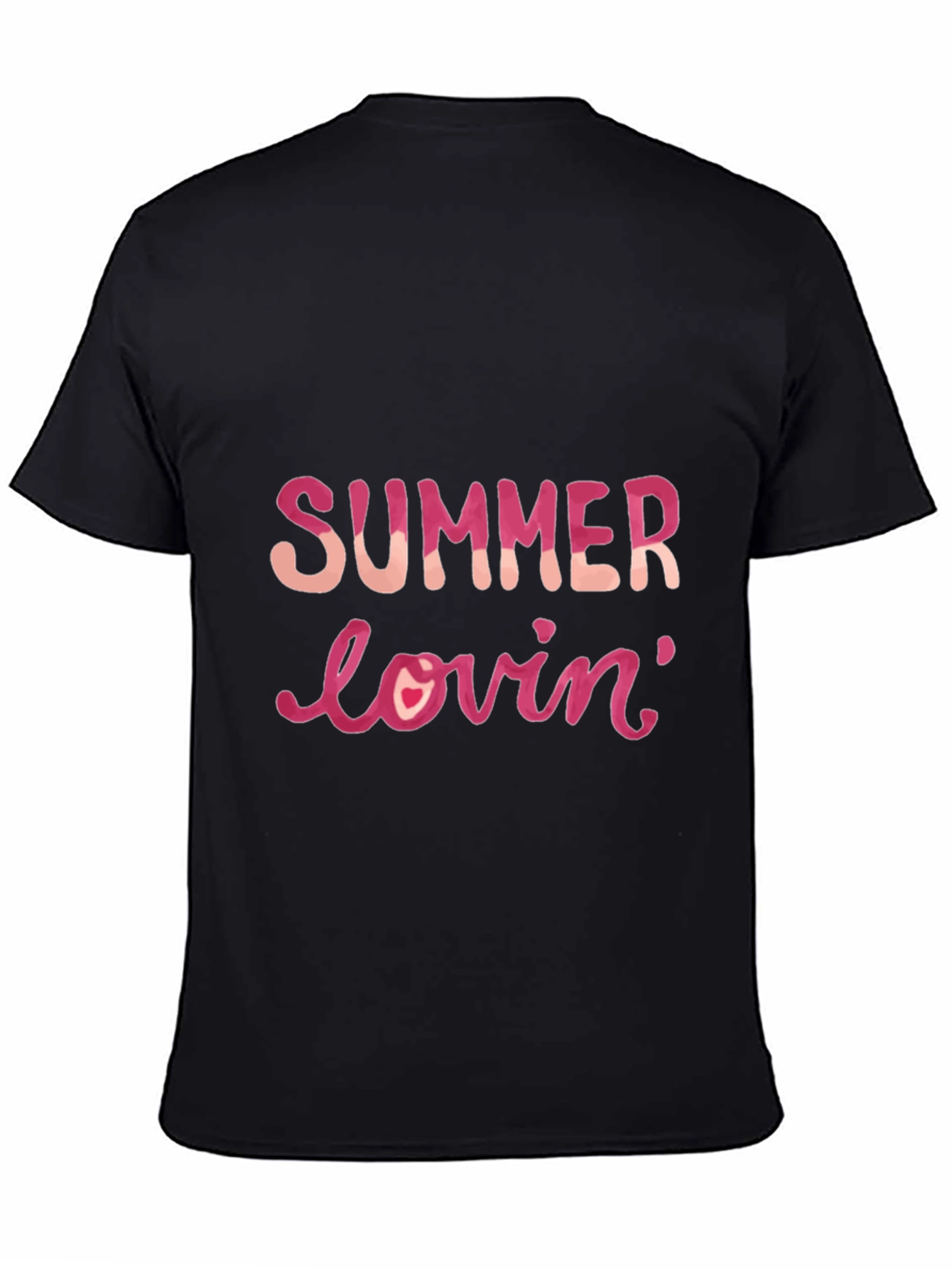 Summer Lovin Black Graphic Tee