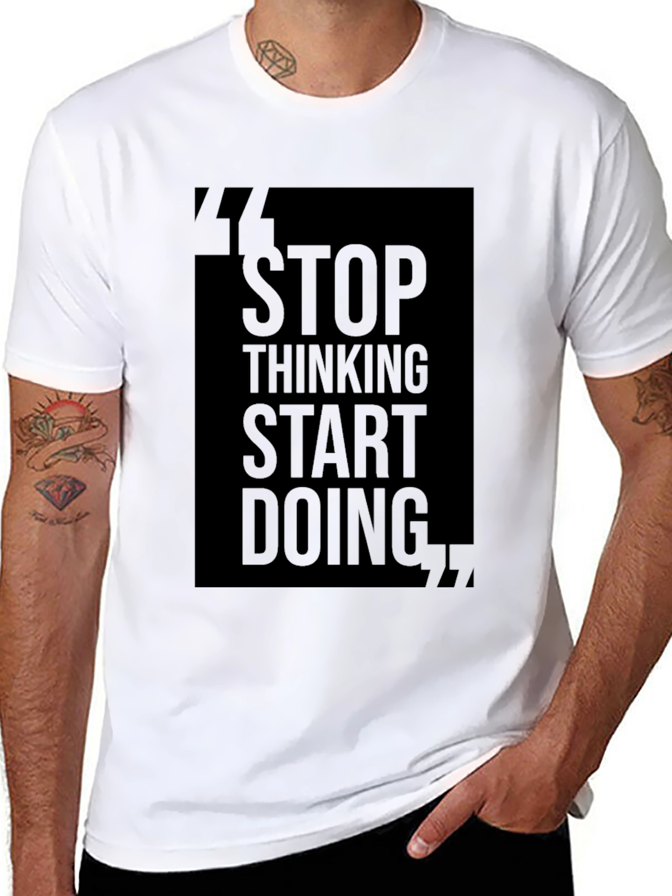 Stop Thinking Start Doing Tee