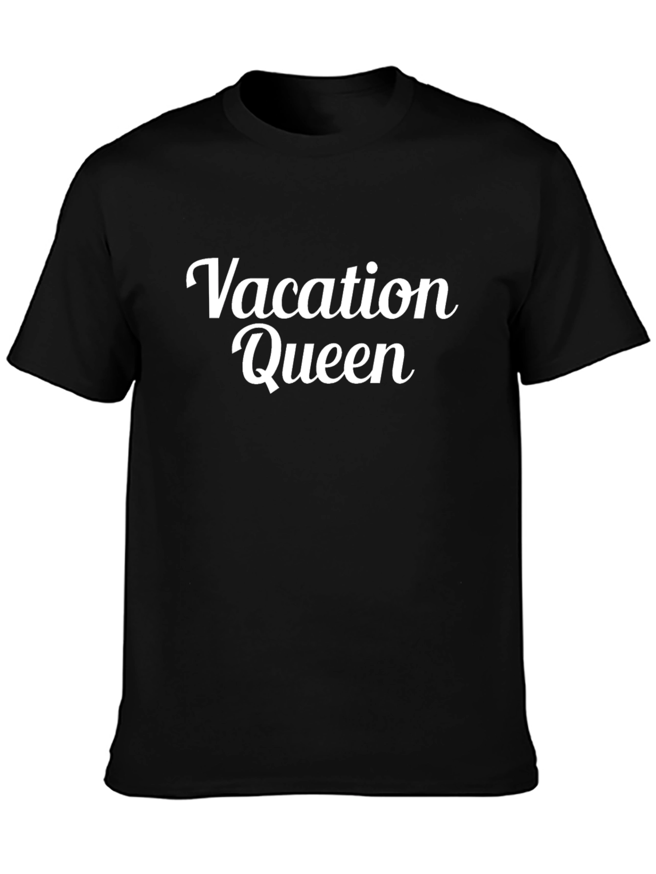 Vacation Queen Black Graphic Tee