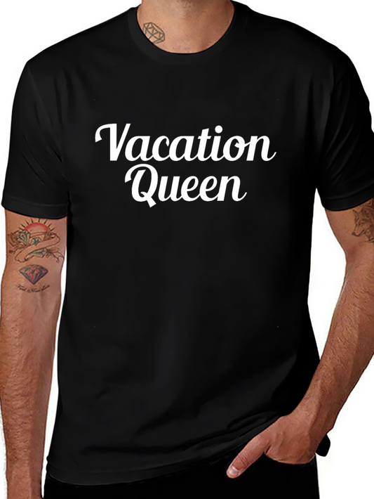 Vacation Queen Black Graphic Tee