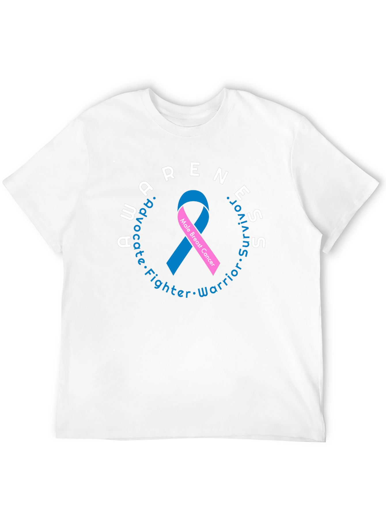 Male Breast Cancer Awareness T-Shirt