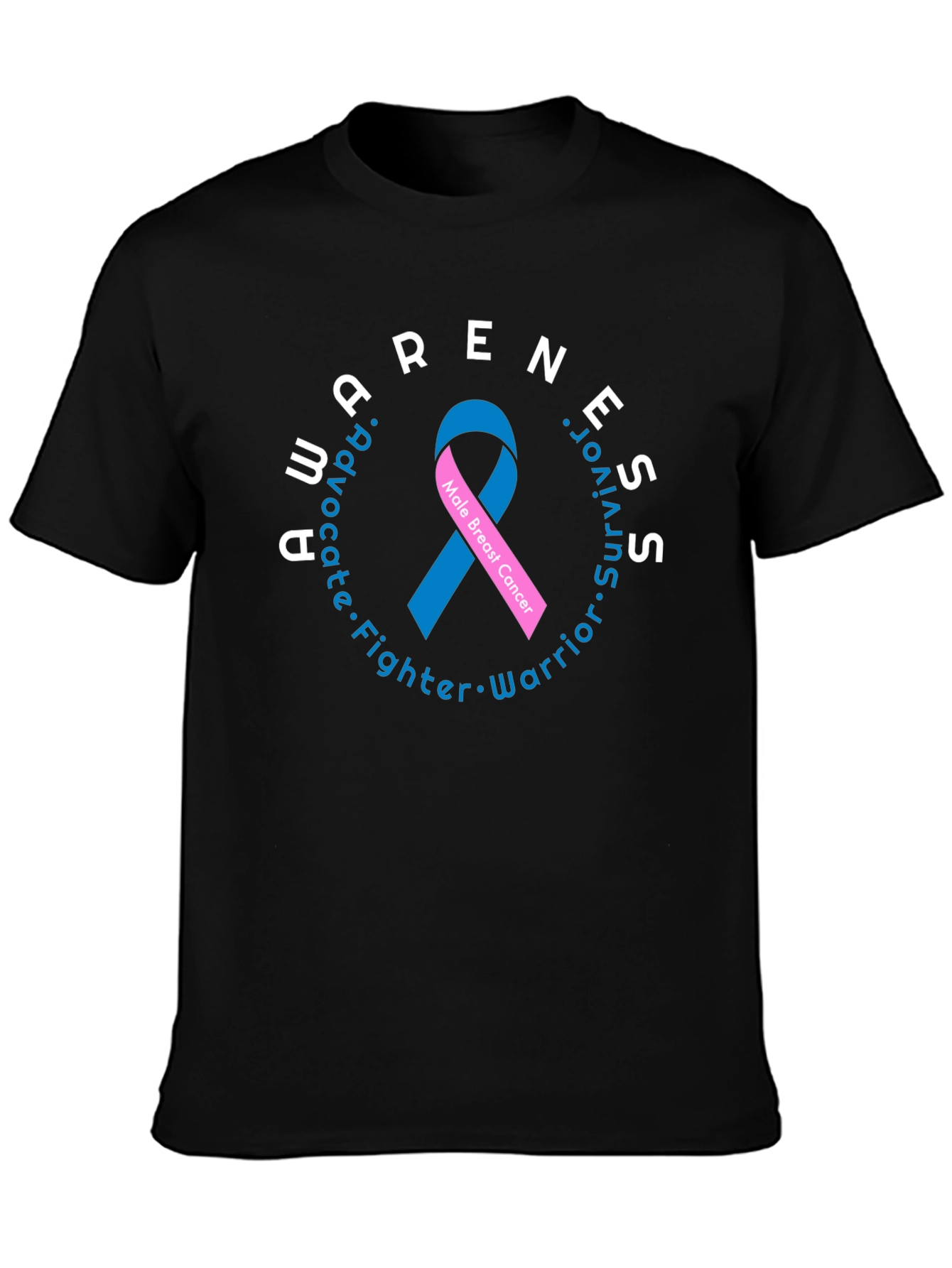 Male Breast Cancer Awareness T-Shirt