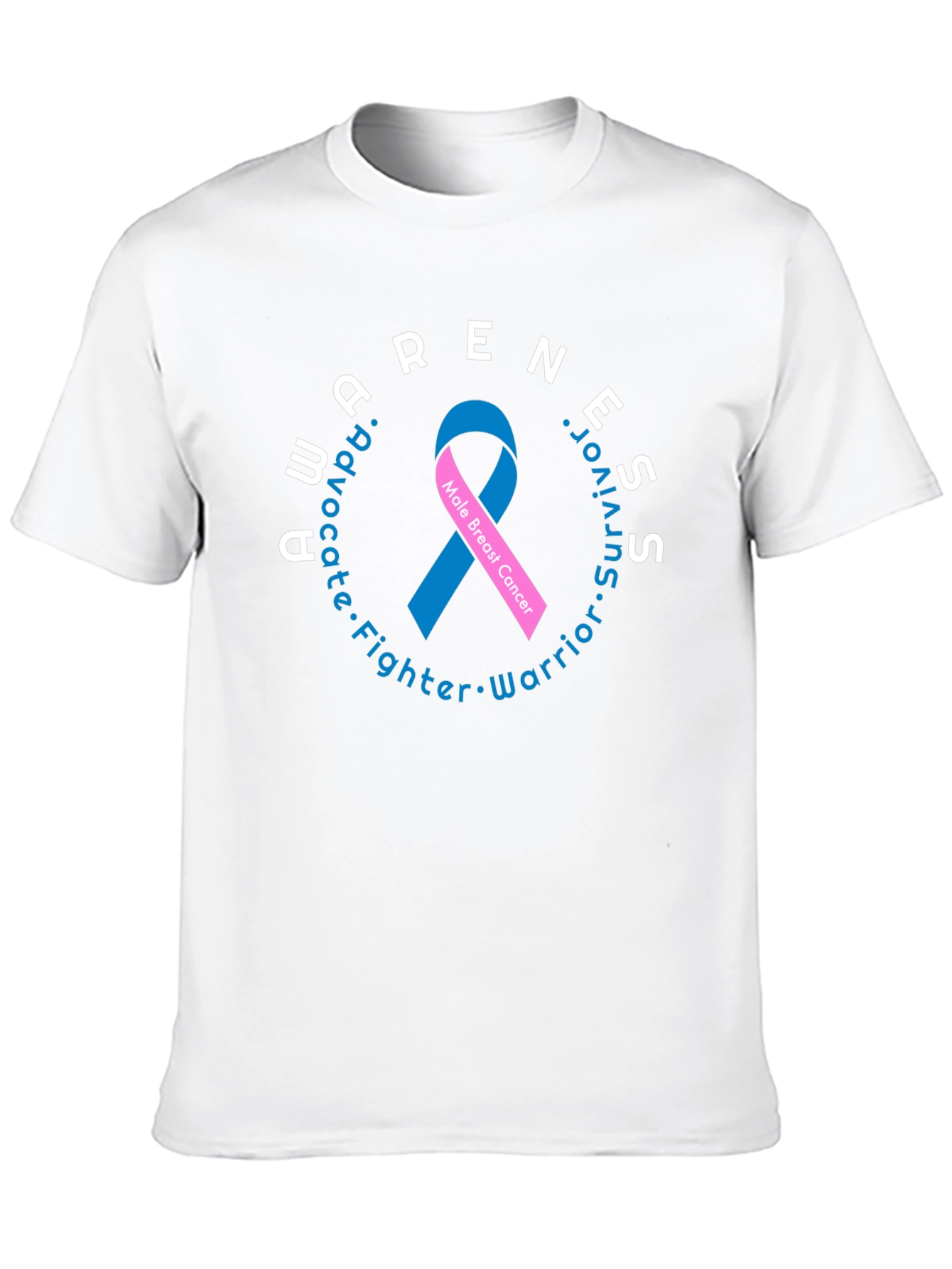 Male Breast Cancer Awareness T-Shirt