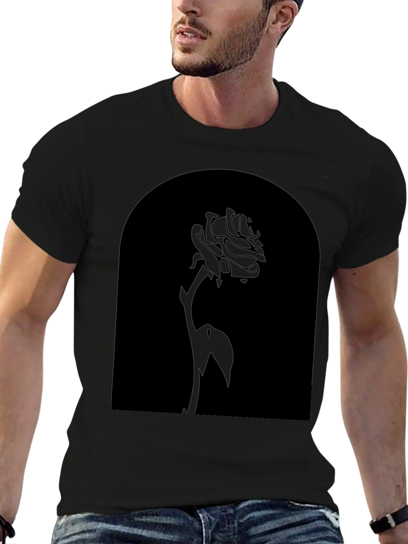 Dark Rose Graphic Tee