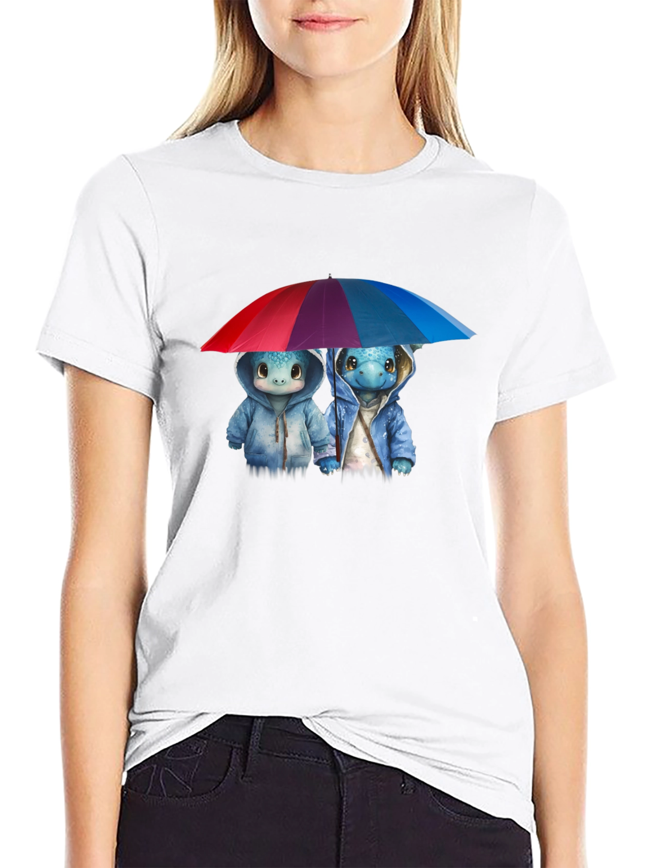 Cute Turtle Umbrella T-Shirt