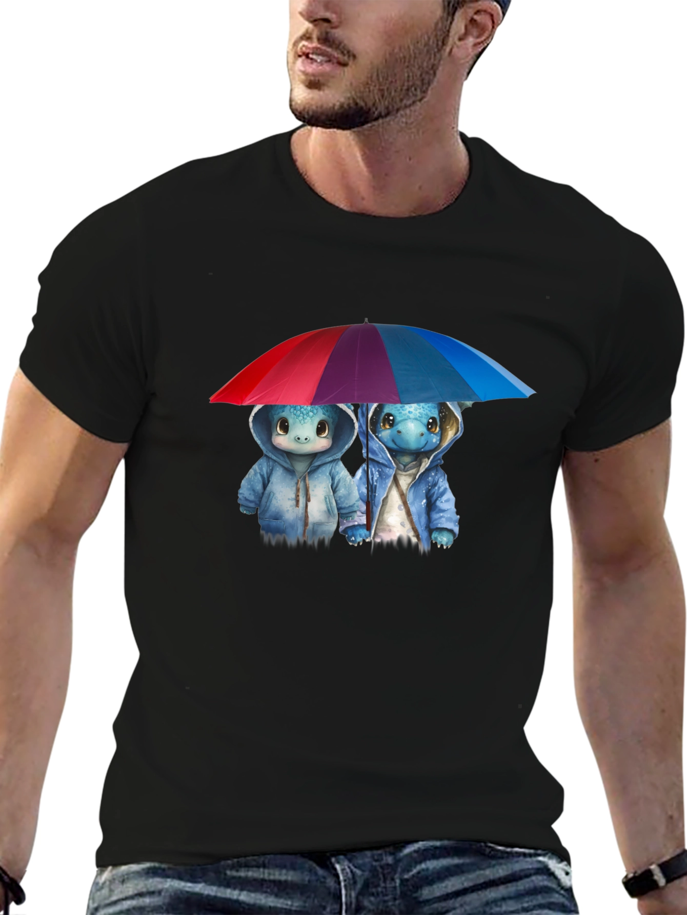 Cute Turtle Umbrella T-Shirt