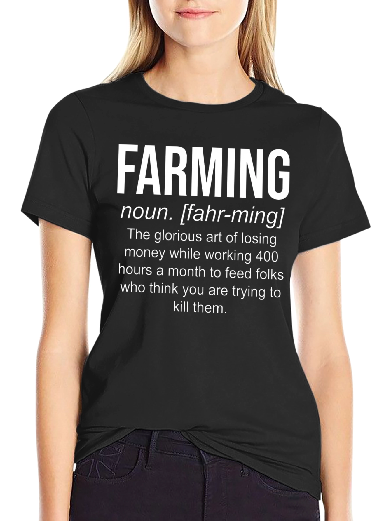Farming Definition T-Shirt - Humorous Farmer Tee