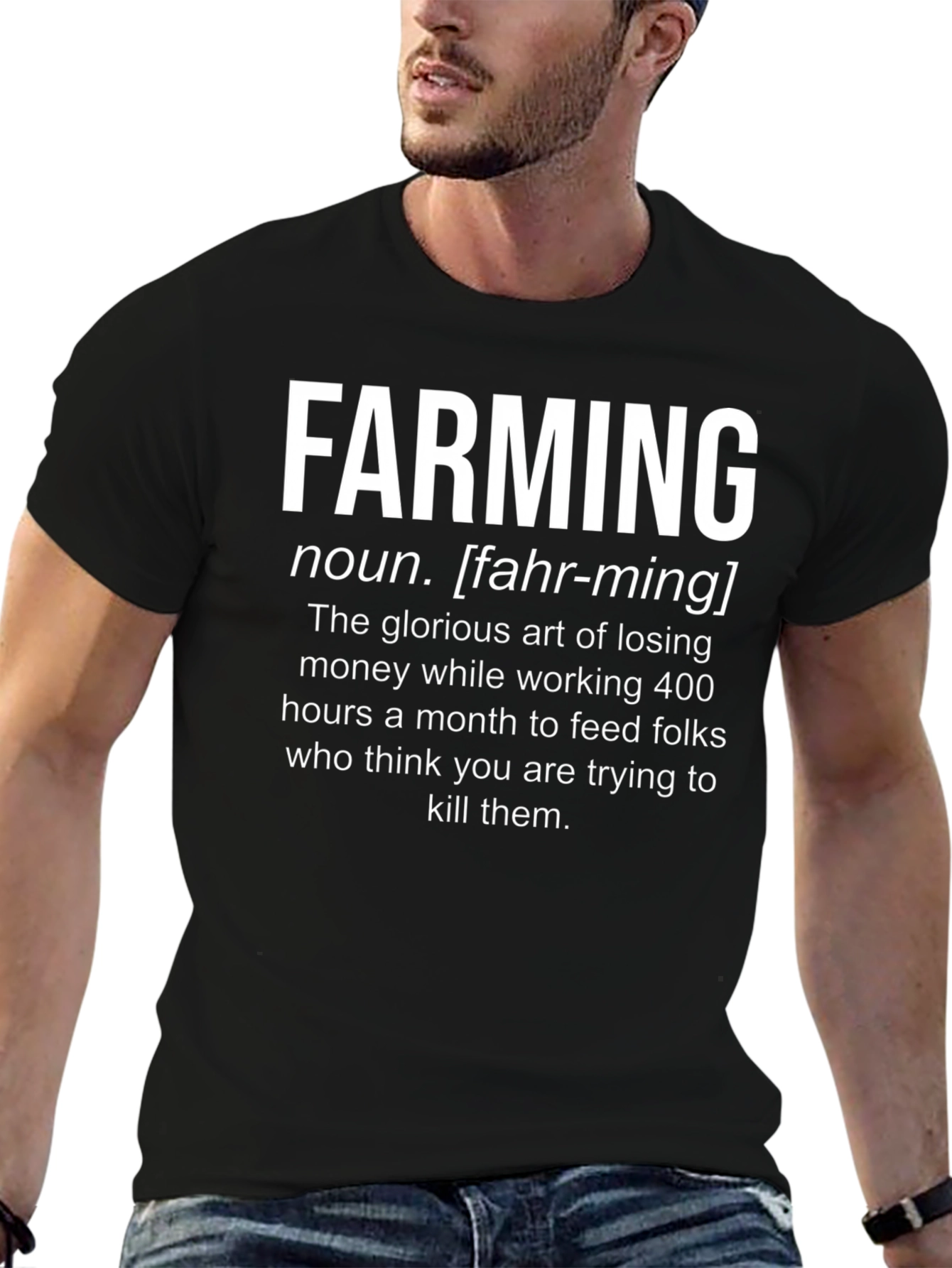 Farming Definition T-Shirt - Humorous Farmer Tee