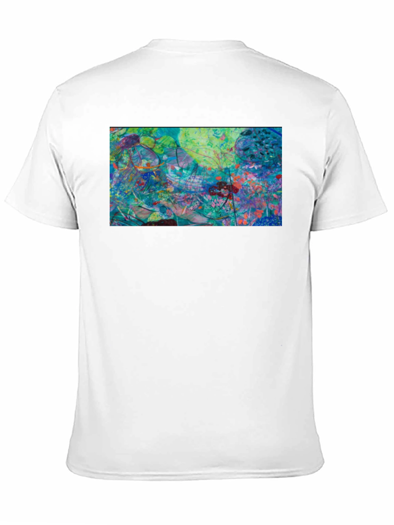 Abstract Art Graphic Tee - Modern Casual Style