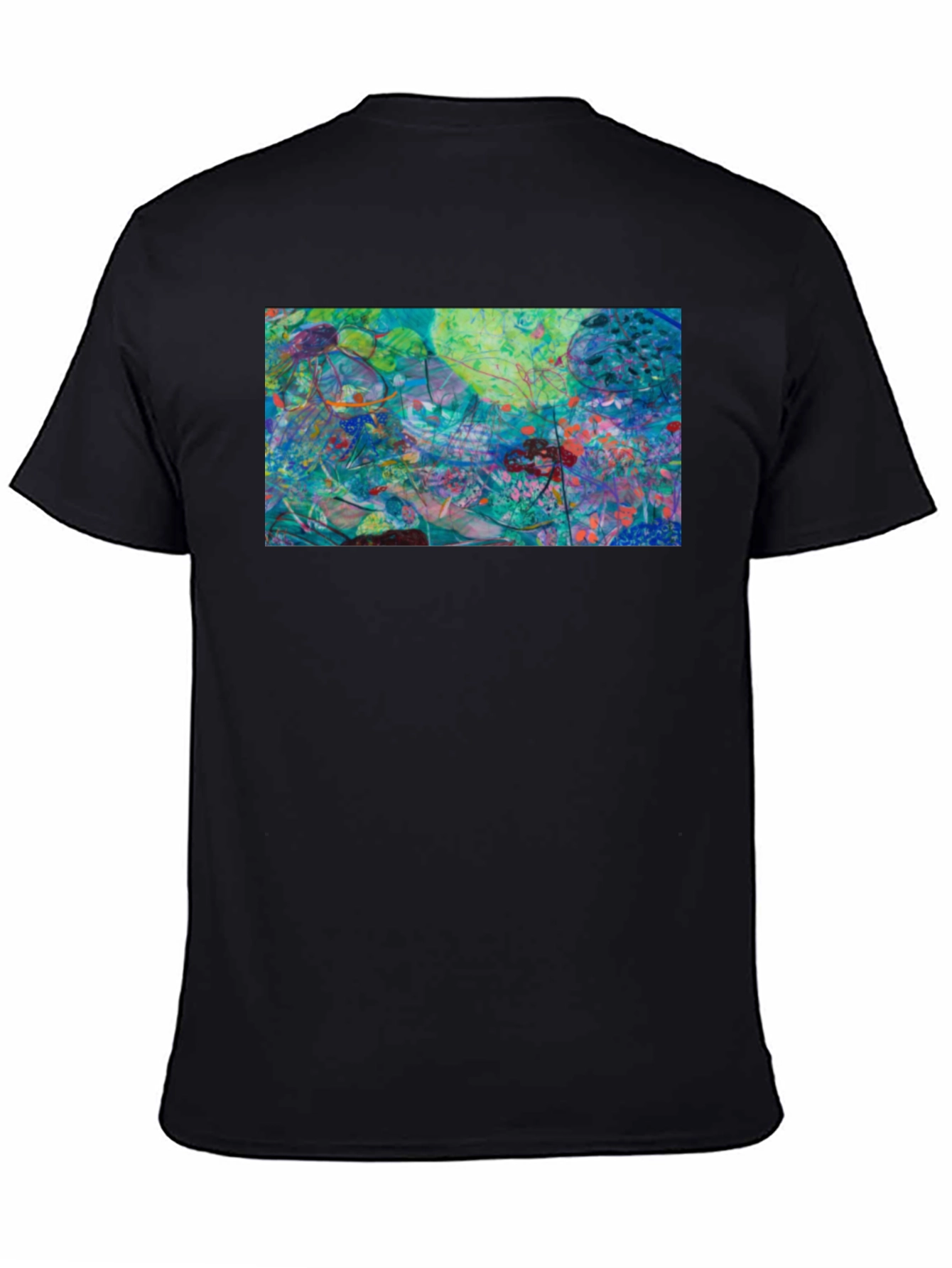 Abstract Art Graphic Tee - Modern Casual Style