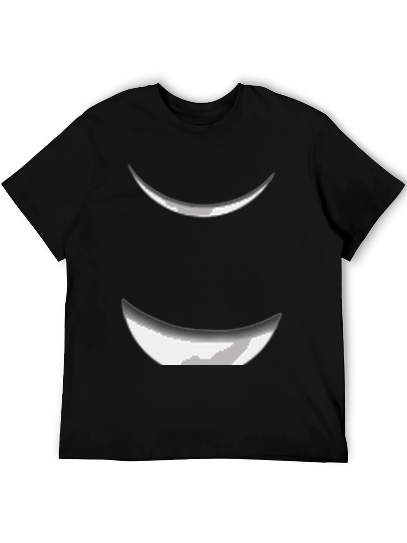 Lunar Phase Graphic Tee - Stylish Black Cotton T-Shirt