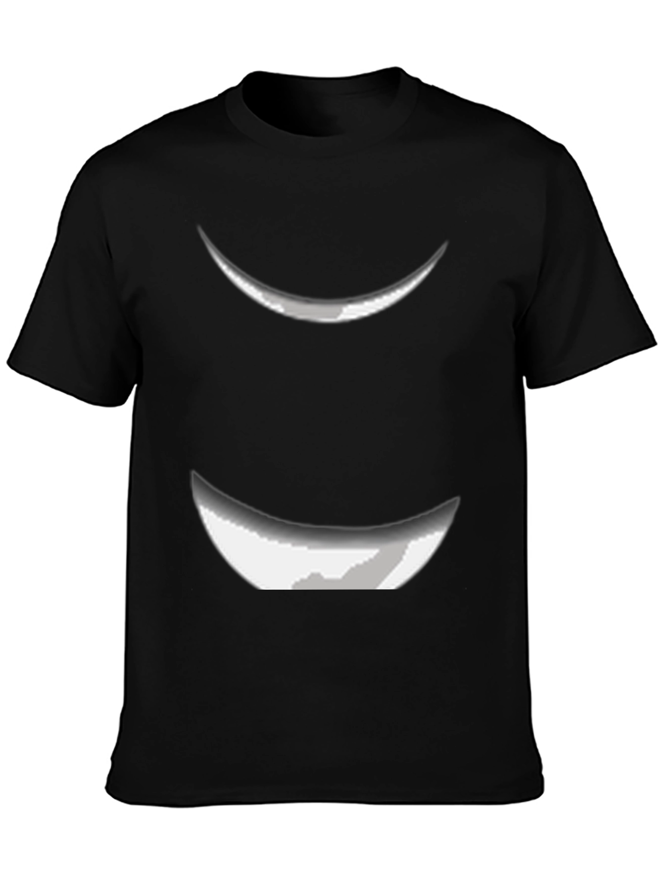Lunar Phase Graphic Tee - Stylish Black Cotton T-Shirt