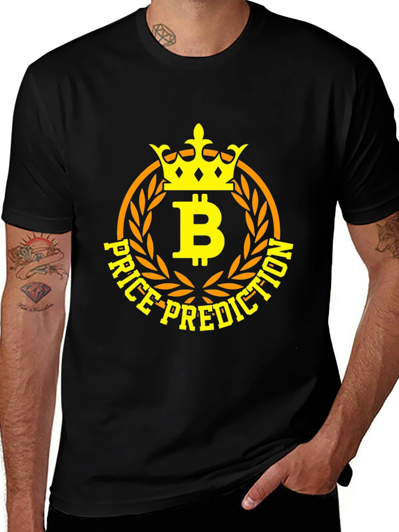 Bitcoin Price Prediction Black T-Shirt