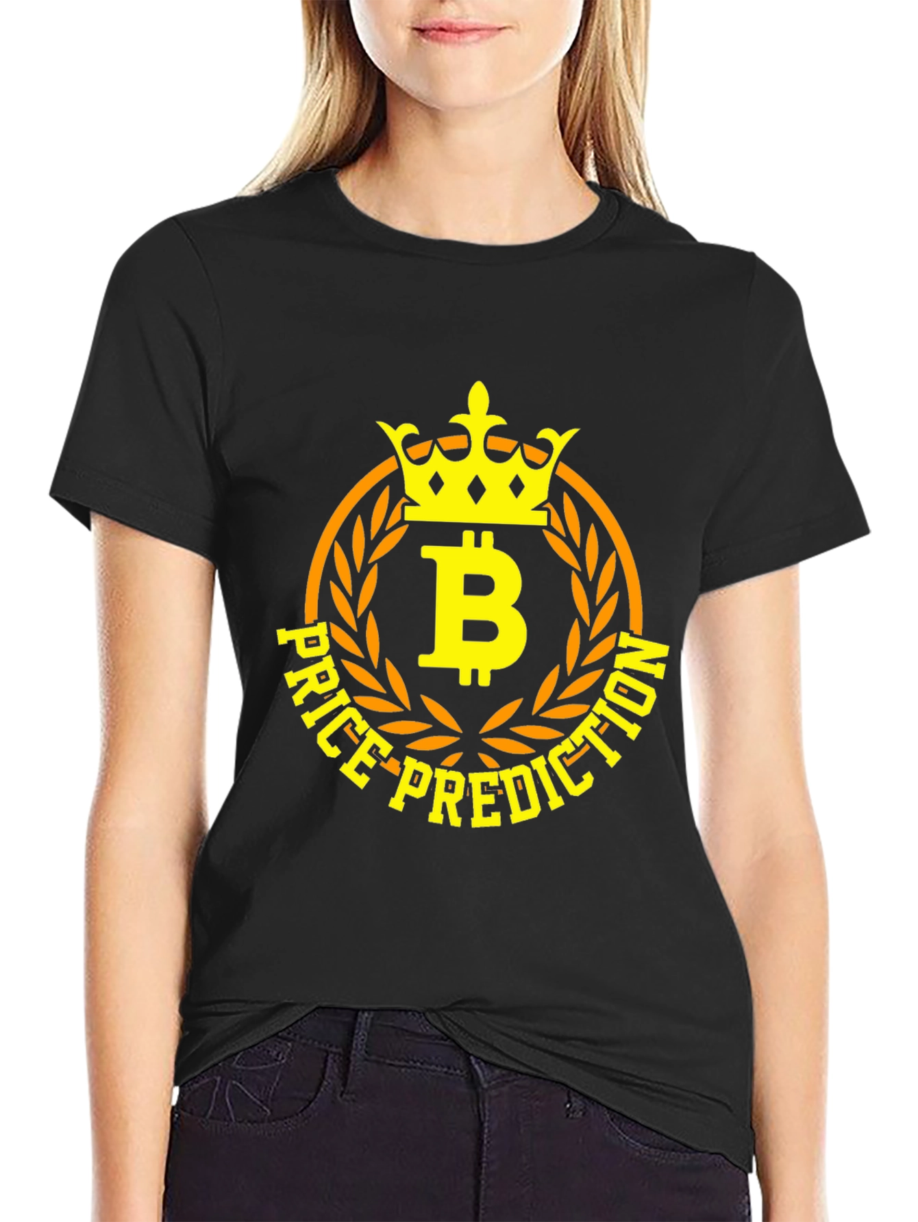 Bitcoin Price Prediction Black T-Shirt