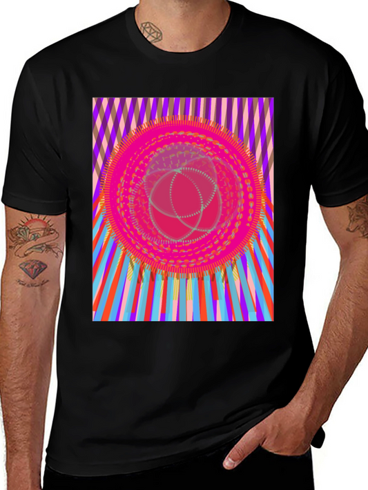 Psychedelic Graphic Print T-Shirt