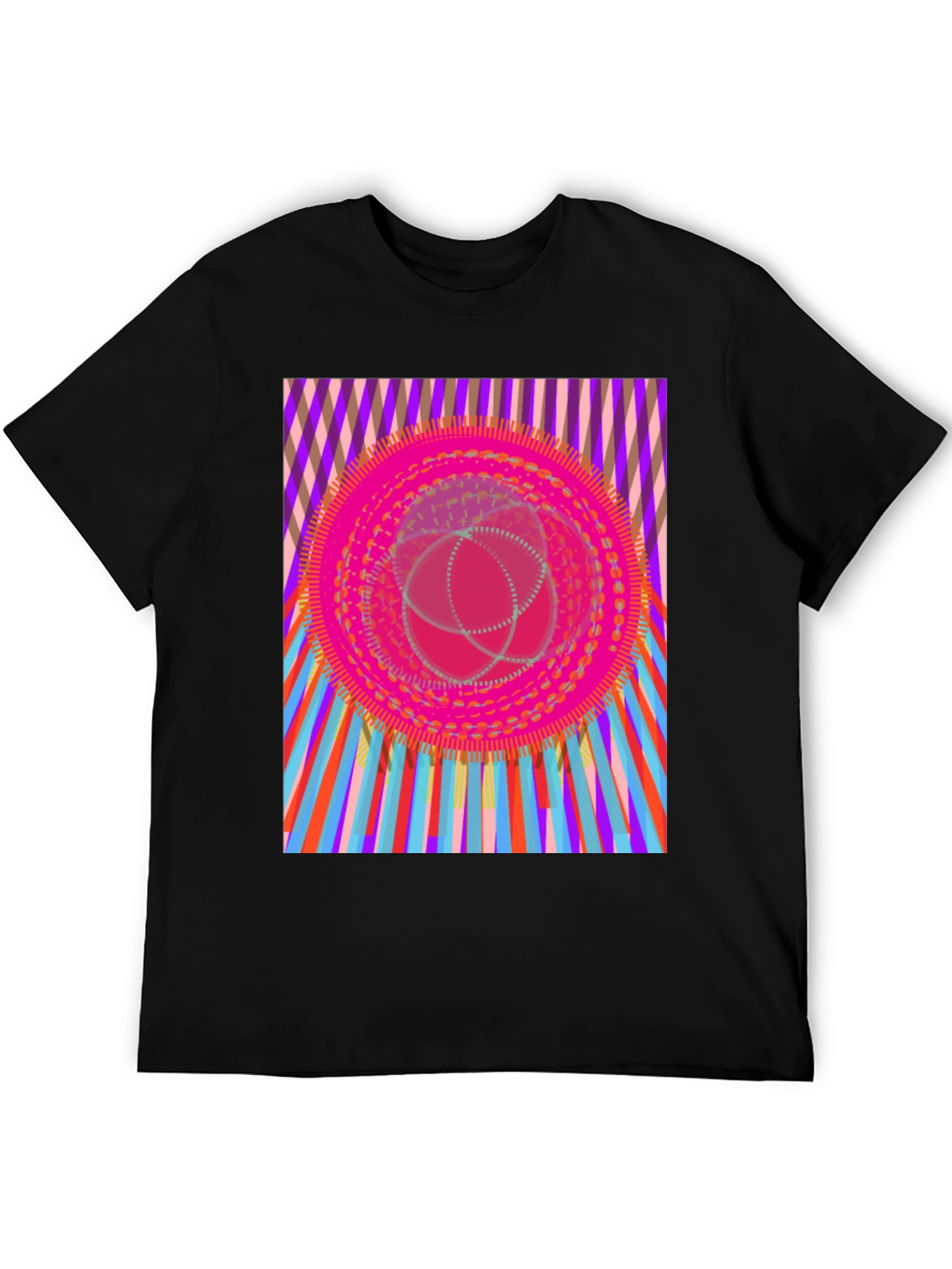Psychedelic Graphic Print T-Shirt