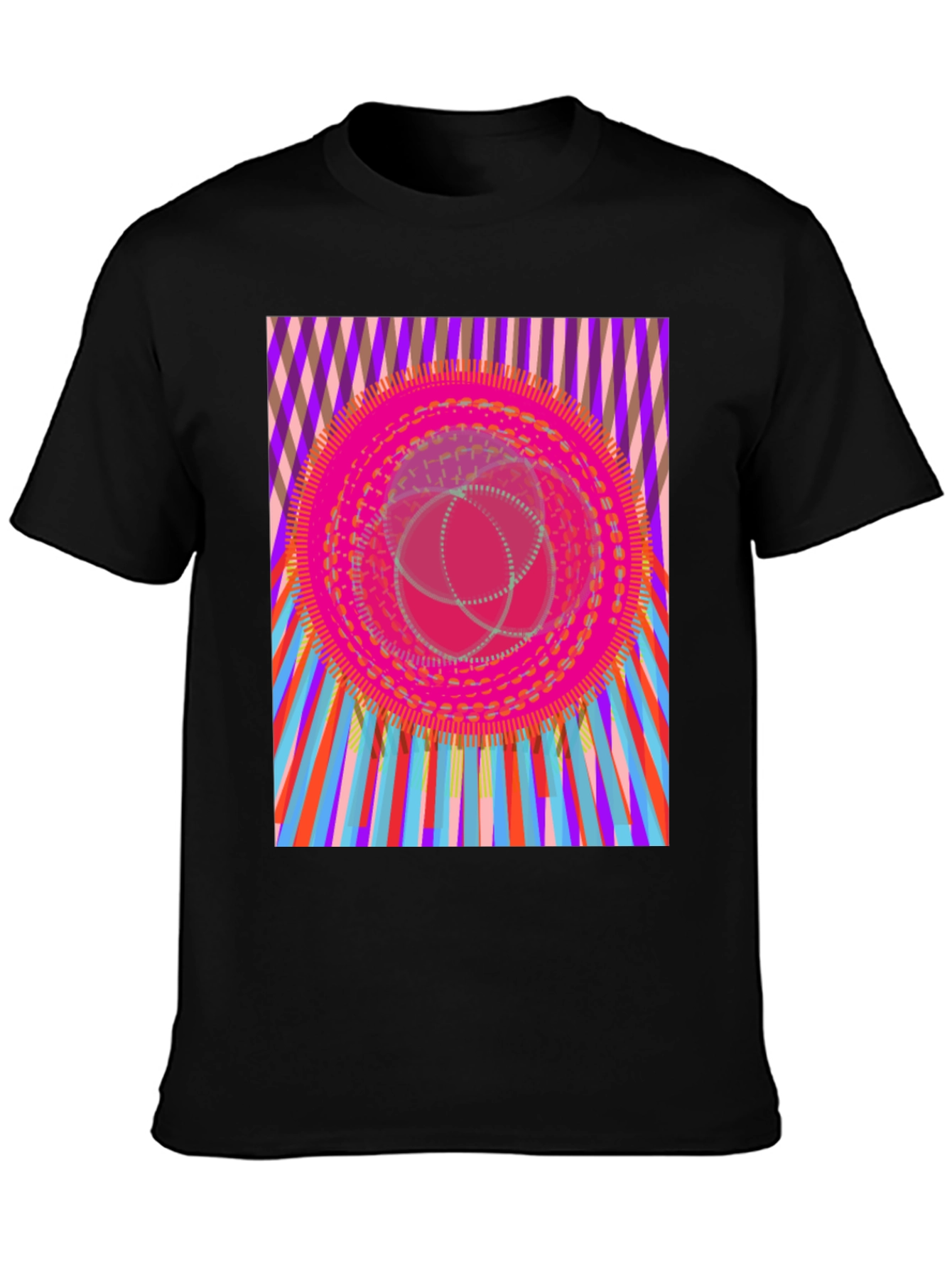 Psychedelic Graphic Print T-Shirt