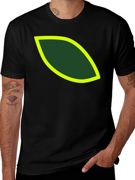 Eye-Catching Graphic Tee - Black Casual Shirt