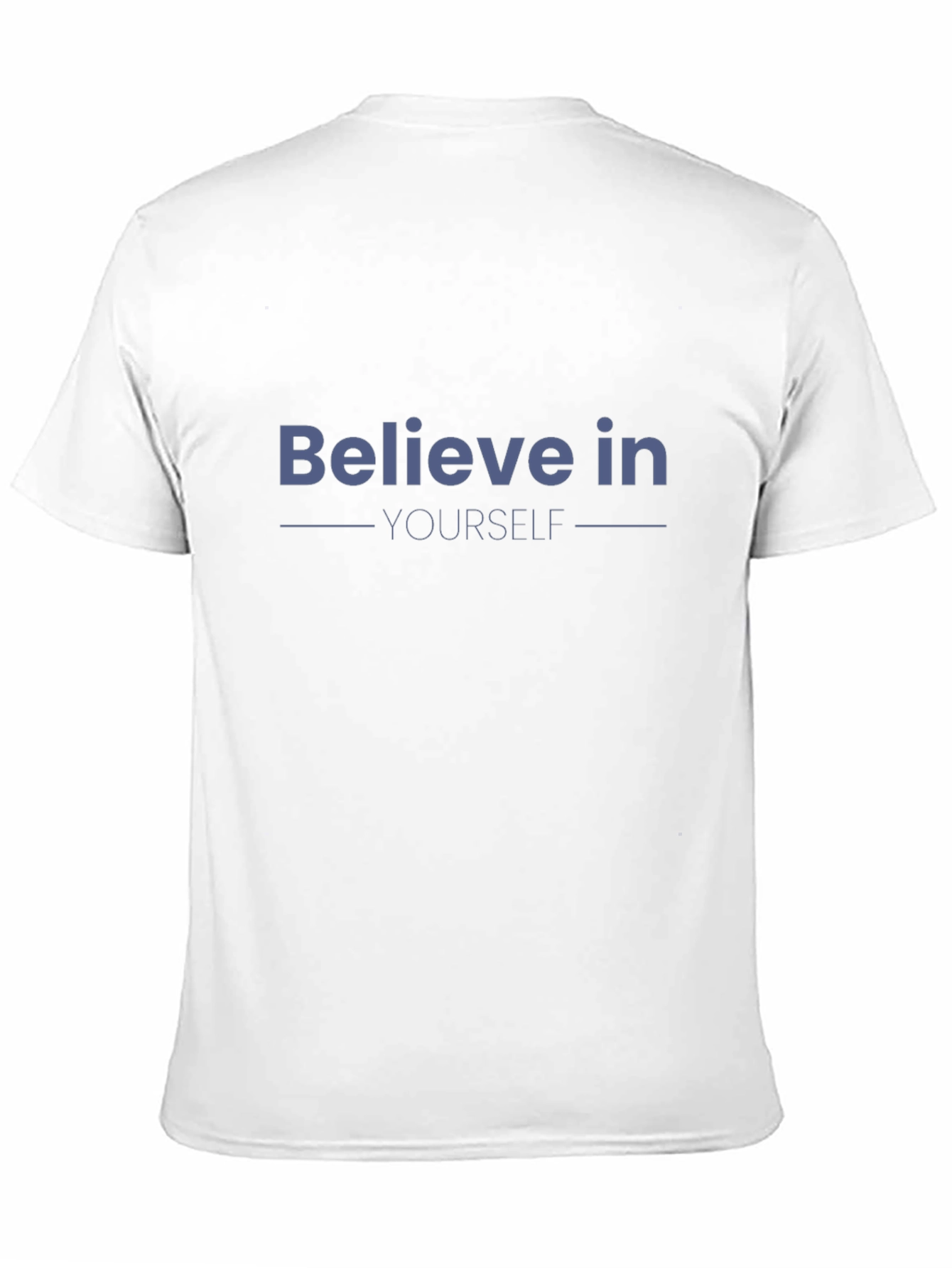 Believe In Yourself Graphic T-Shirt - Motivational Black Tee