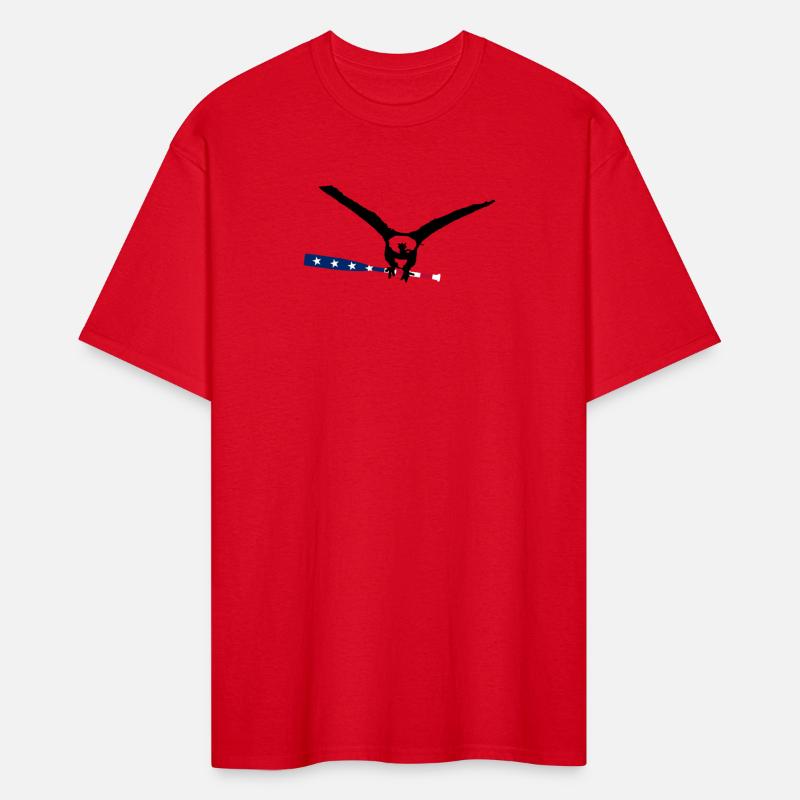 Eagle with American flag bat 4th of July