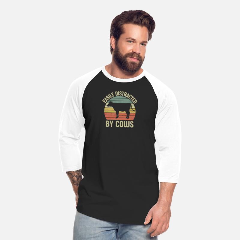 Easily Distracted By Cows Lover Funny