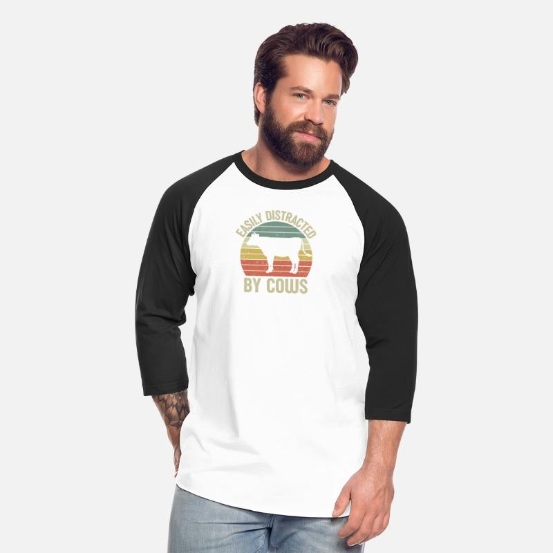 Easily Distracted By Cows Lover Funny