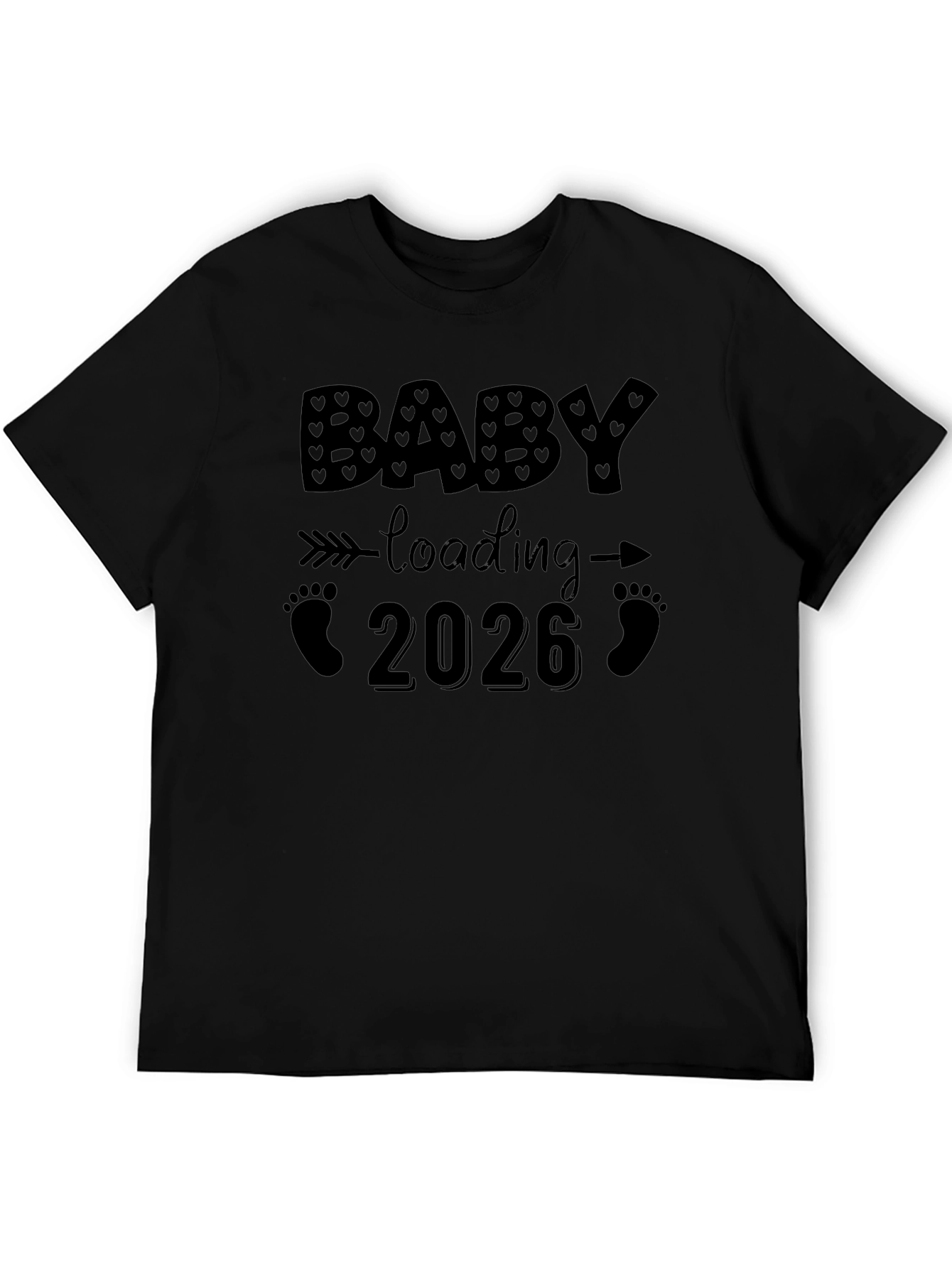 Baby Loading 2026 Pregnancy Announcement T-Shirt